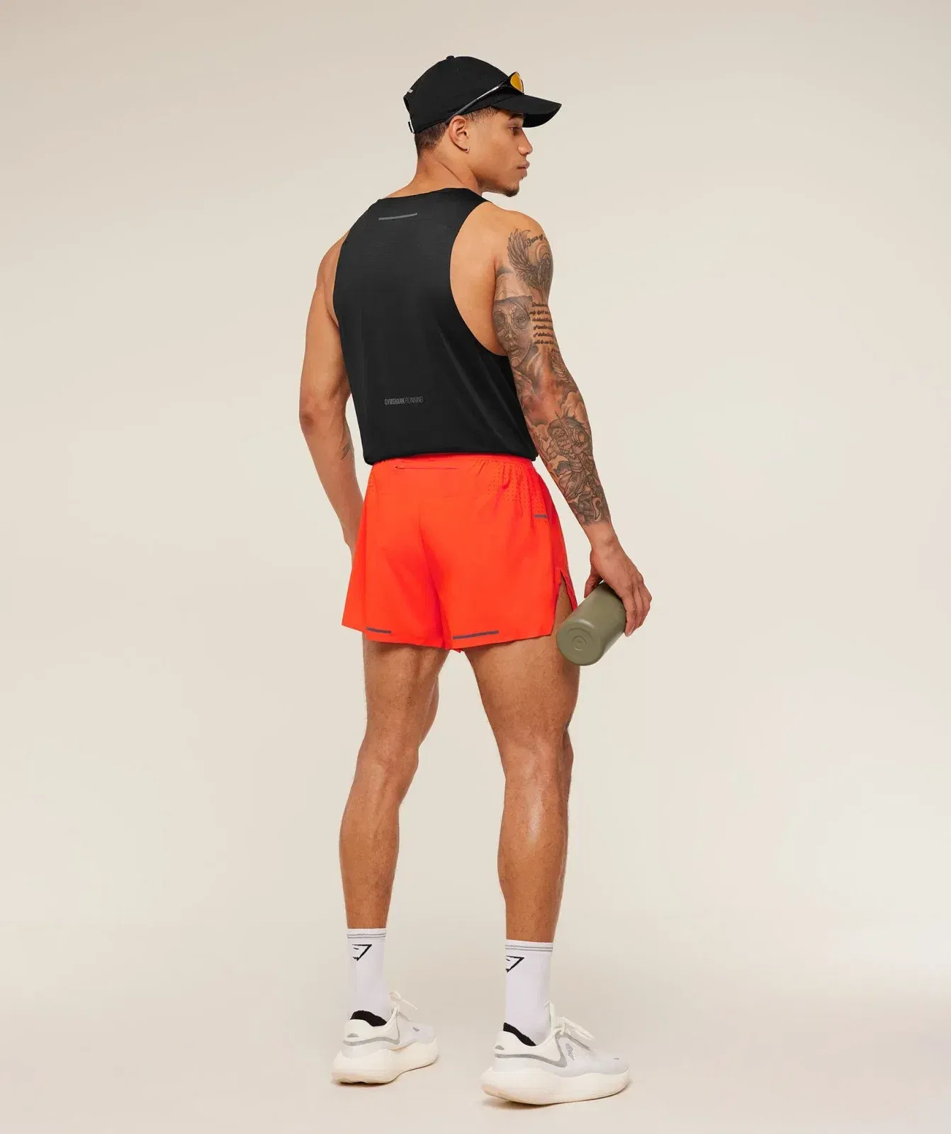 Gymshark Running Elite Race 5" Short - Electric Orange