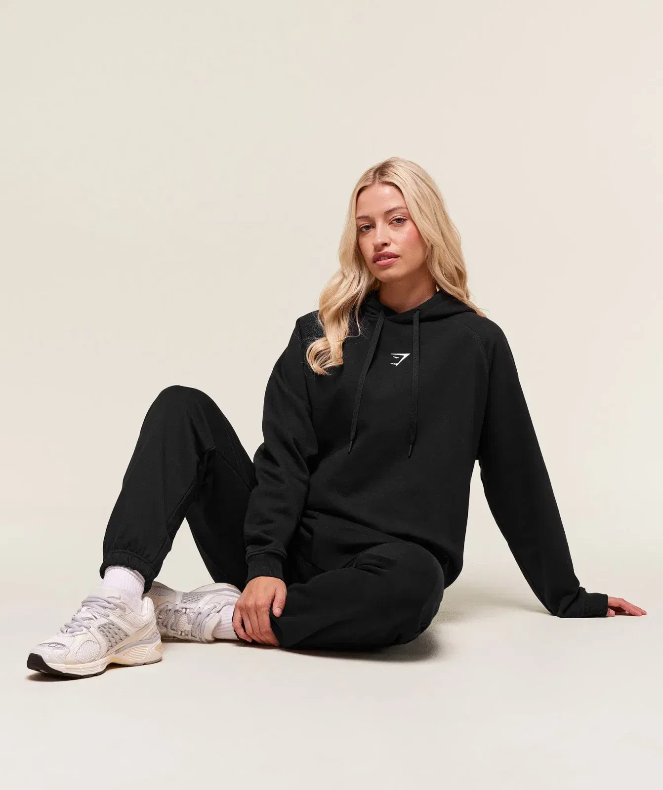 Gymshark Training Oversized Fleece Hoodie - Black