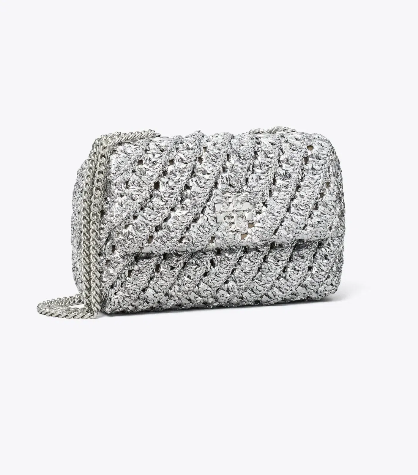 Small Kira Woven Shoulder Bag