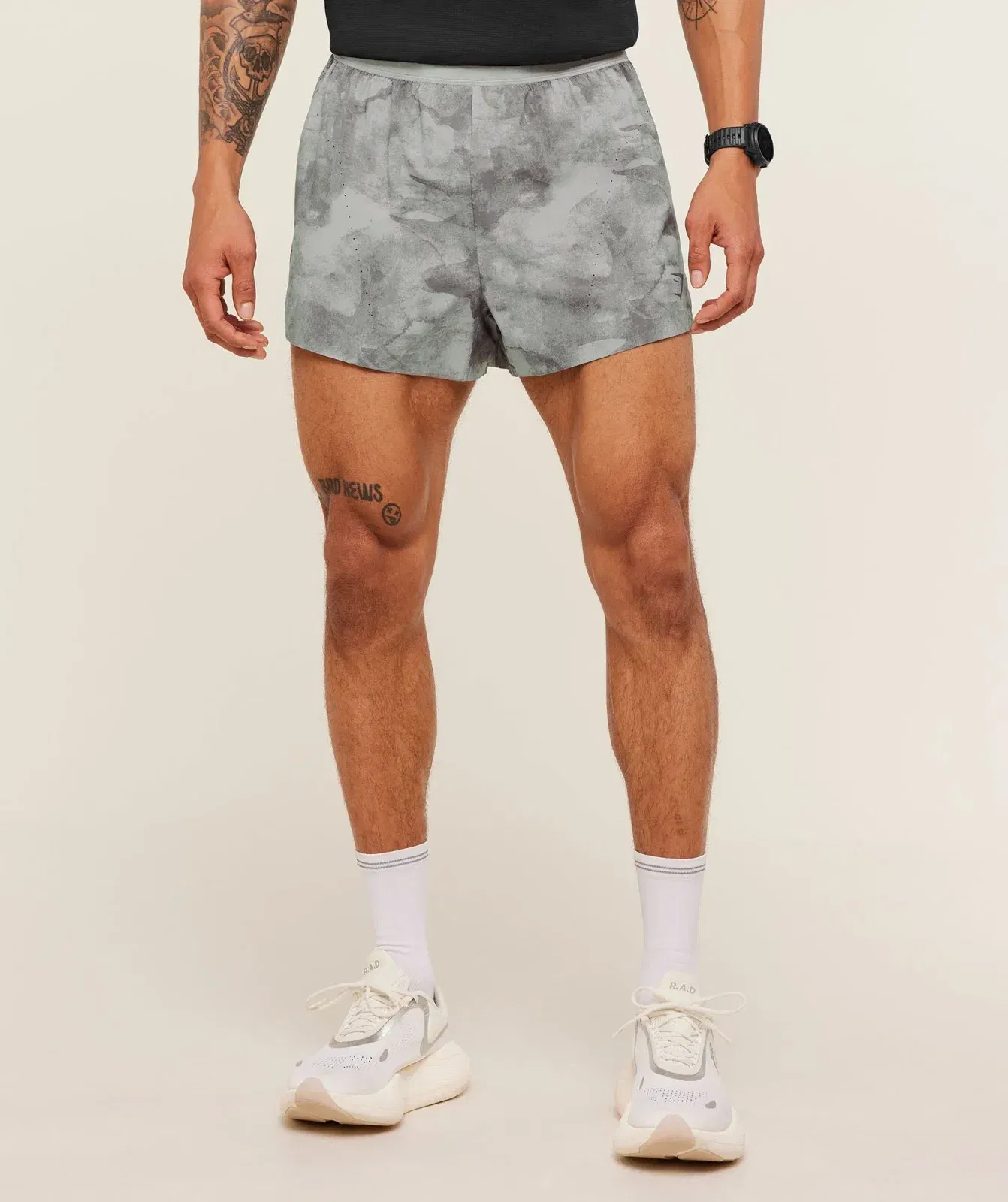Gymshark Running Elite Race 5" Short - Smokey Grey