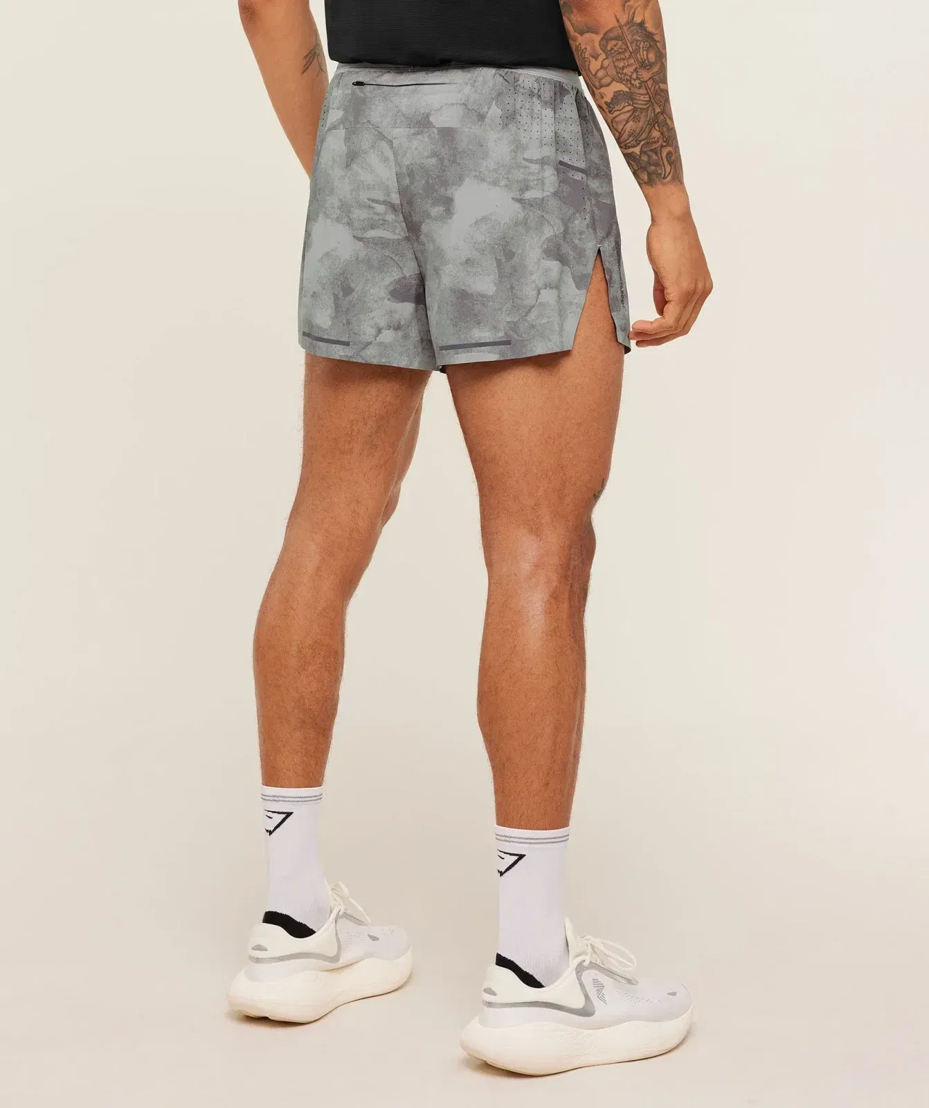 Gymshark Running Elite Race 5" Short - Smokey Grey