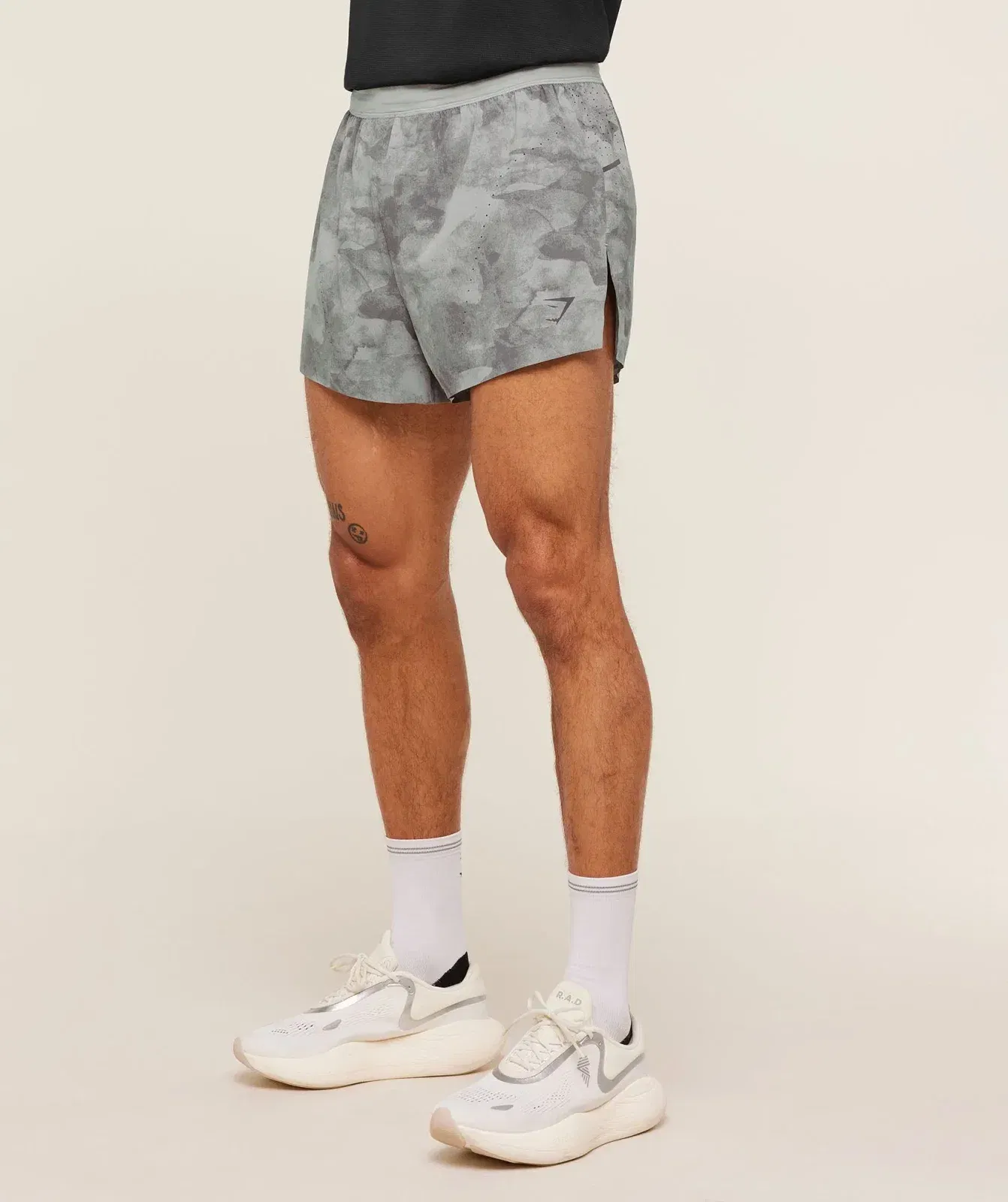 Gymshark Running Elite Race 5" Short - Smokey Grey