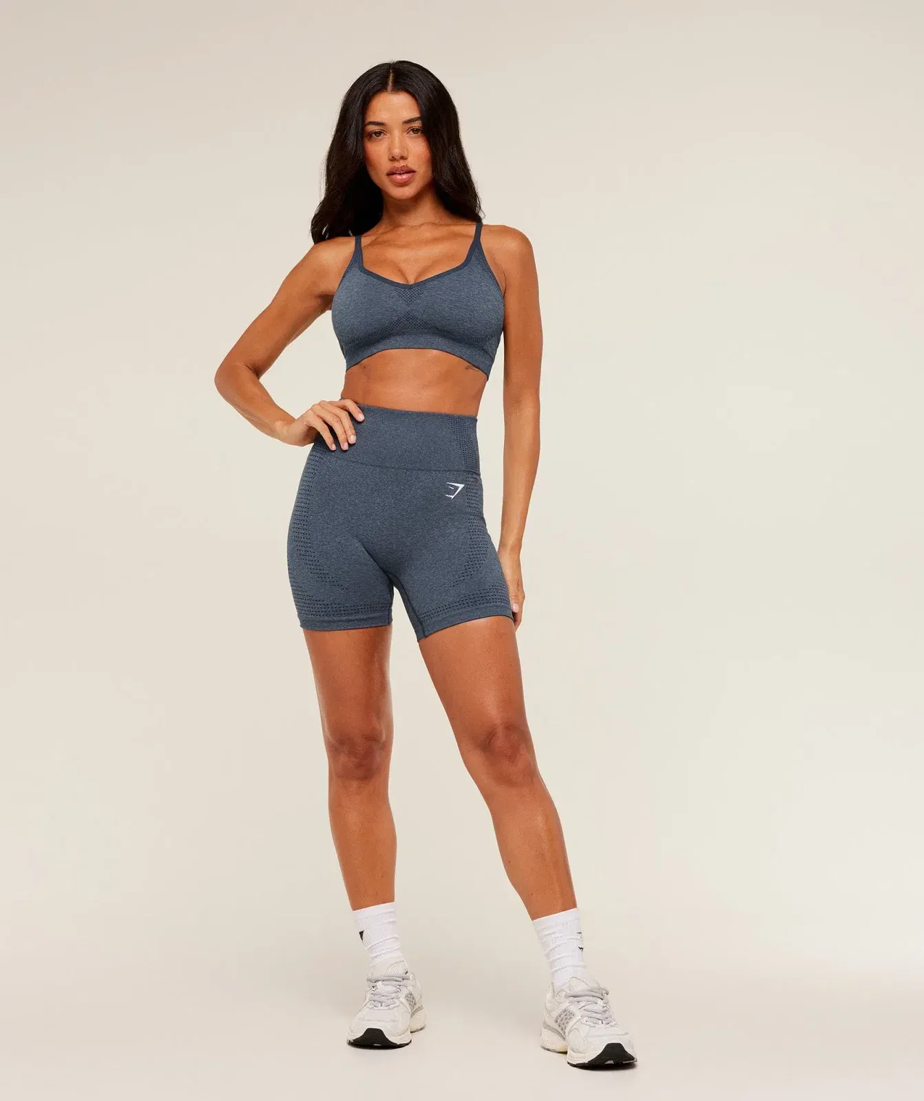 Gymshark Vital Sports Bra - GS Stealth Blue/ Marl