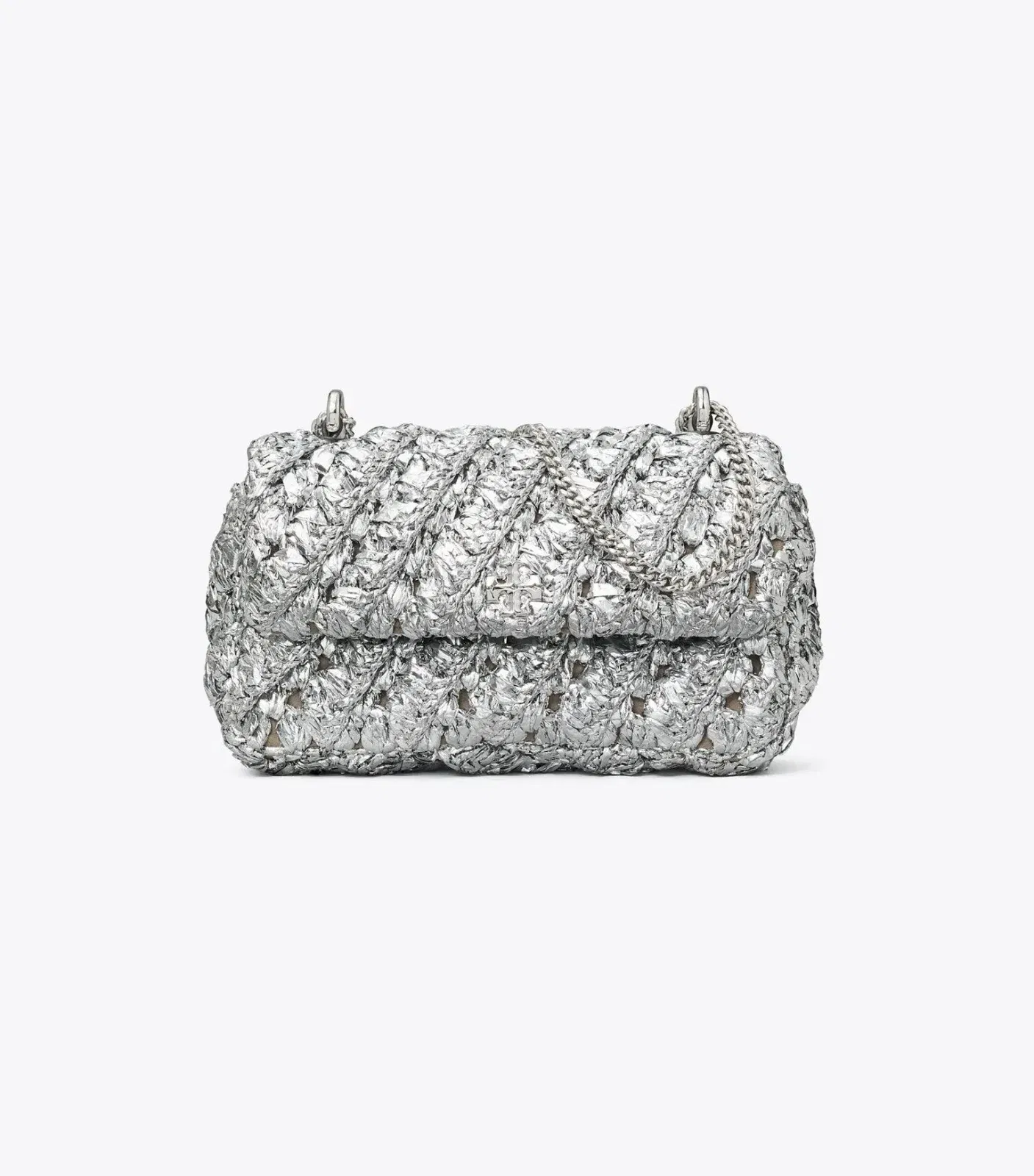 Mini Kira Woven Flap Bag