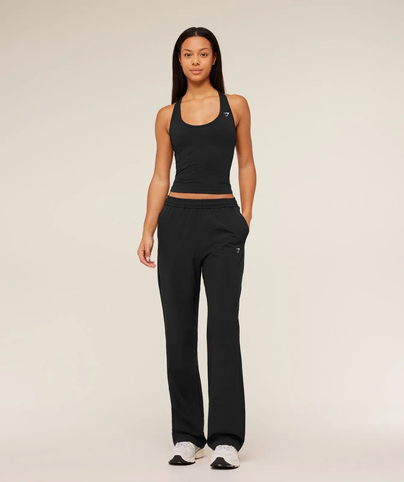 Gymshark Training Everyday Woven Straight Leg Tall Pant - GS Black