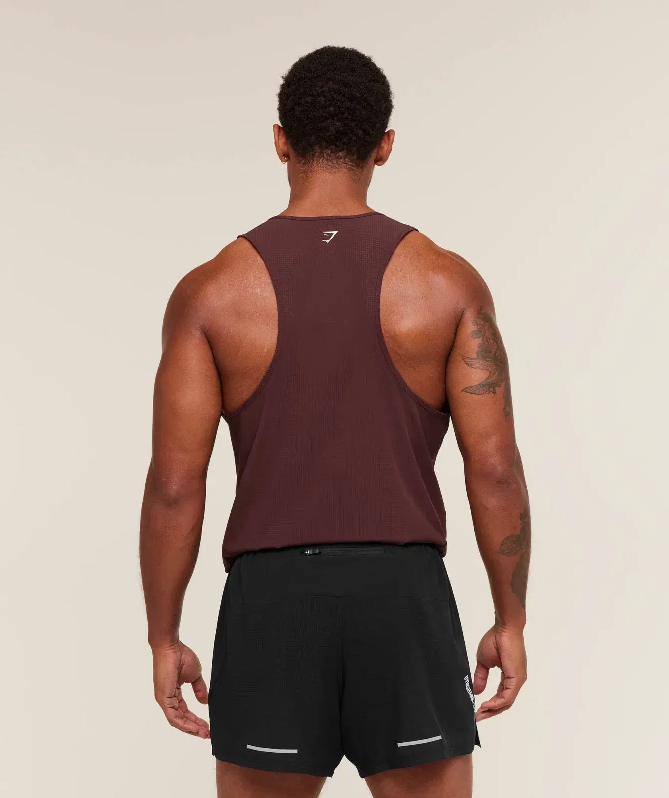 Gymshark Running Tank - Rich Maroon