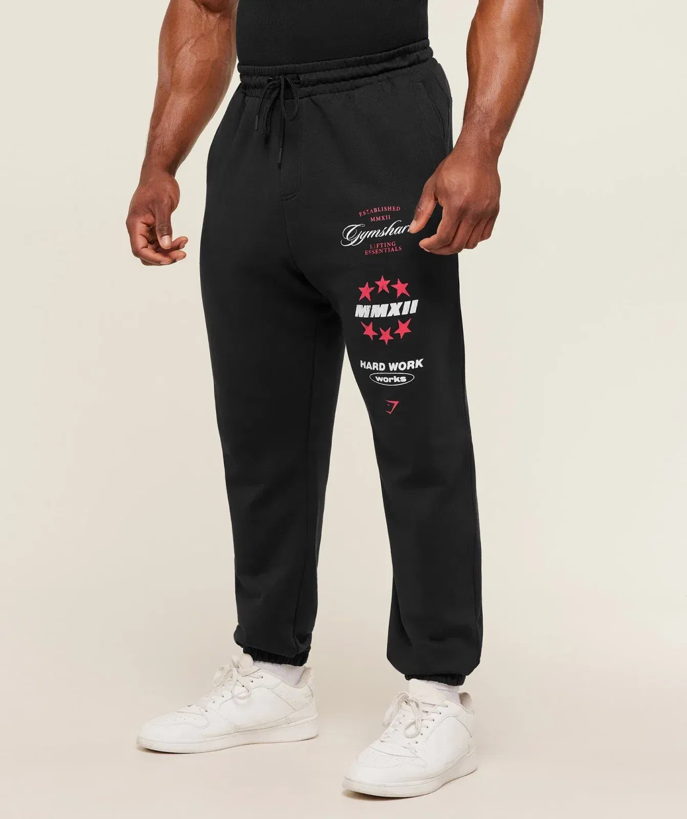 Gymshark Global Lifting Graphic Pant - GS Black