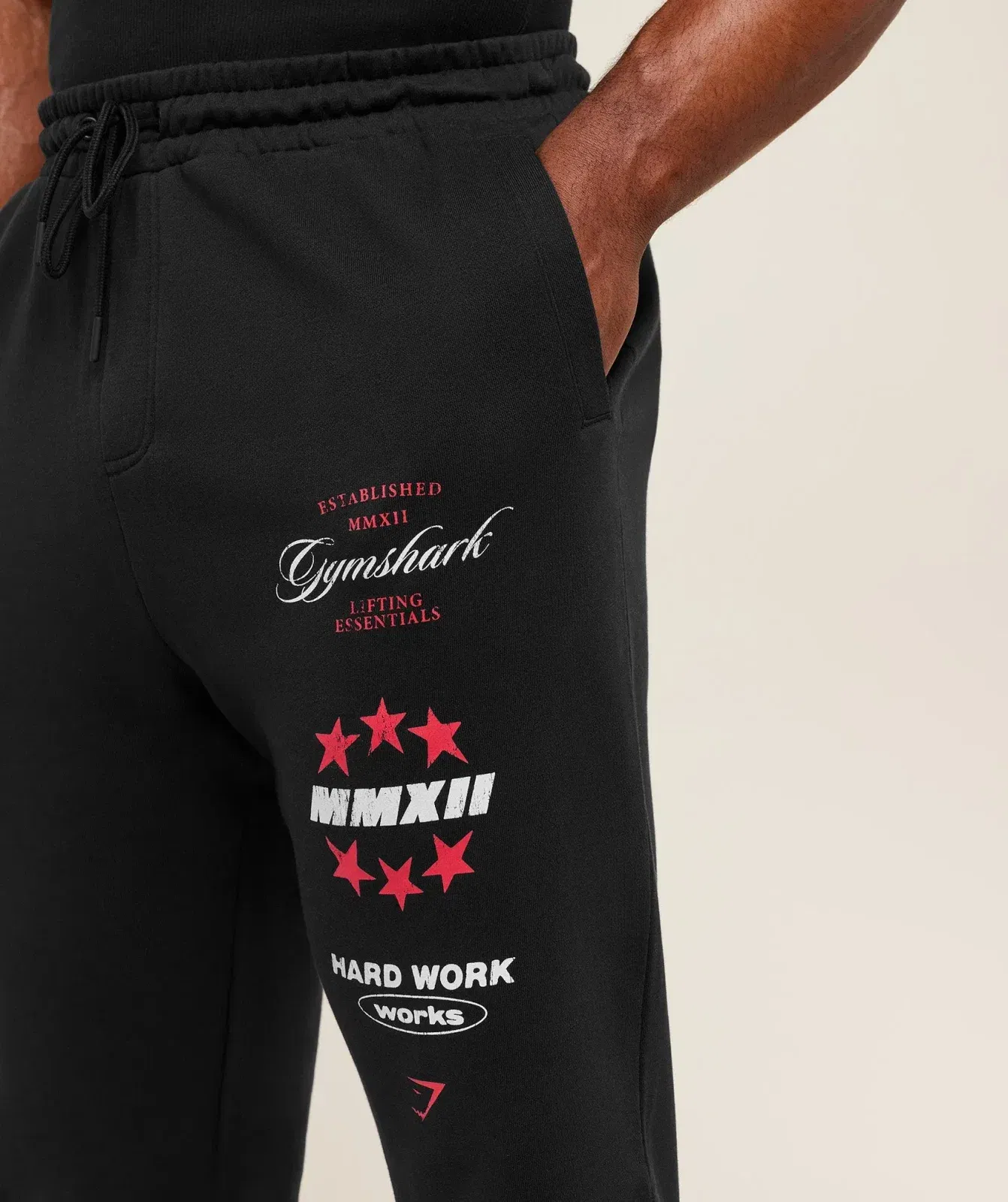 Gymshark Global Lifting Graphic Pant - GS Black
