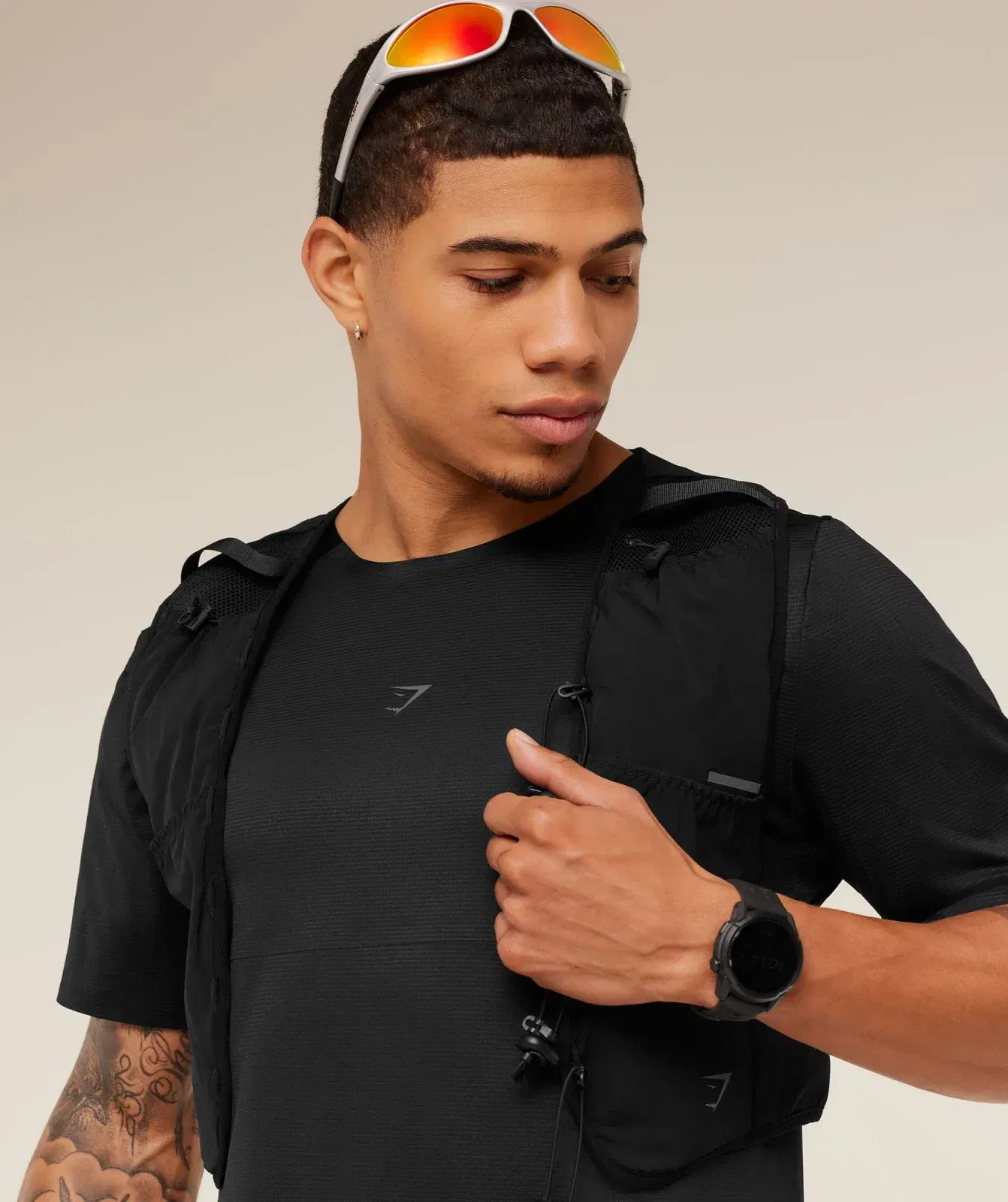 Gymshark Running Elite T-Shirt - Black