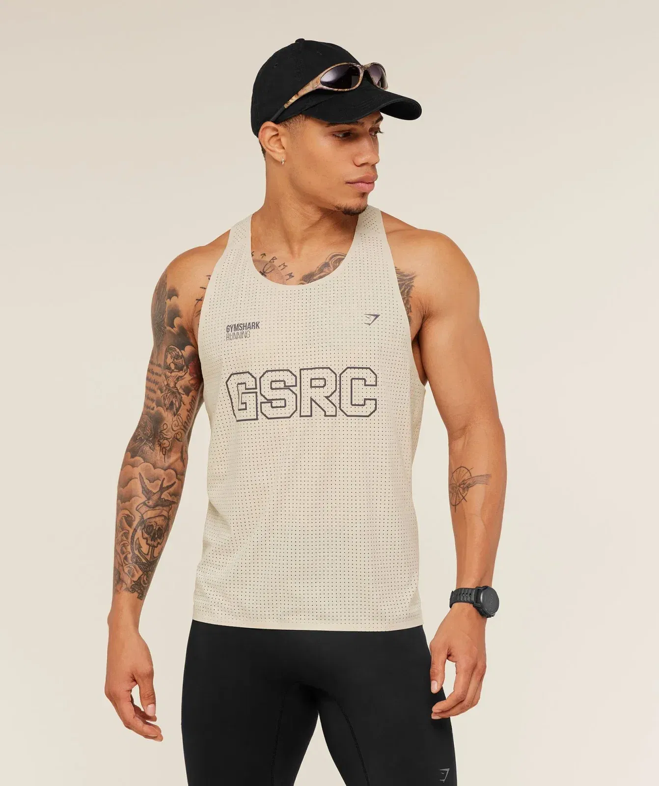 Gymshark Running Elite Race Vest - Pebble Grey