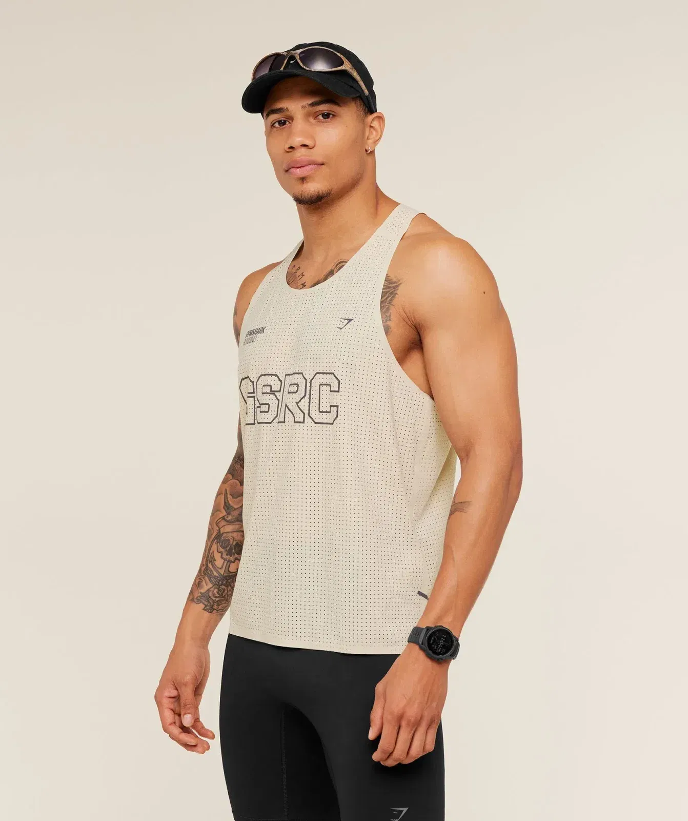 Gymshark Running Elite Race Vest - Pebble Grey