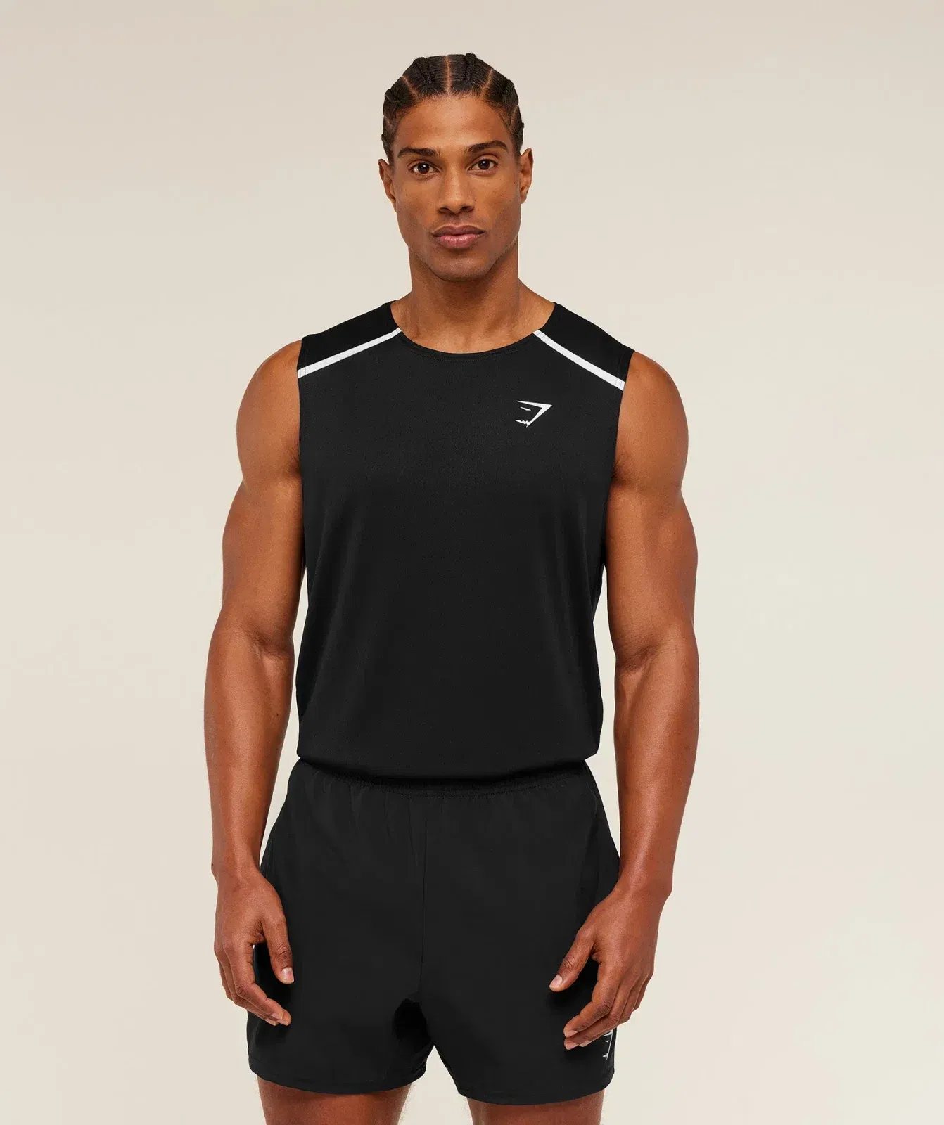 Gymshark Arrival Contrast Tank - Black