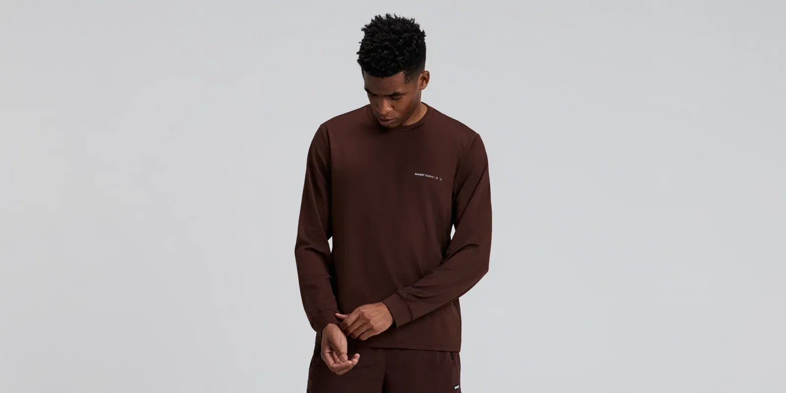 Bandit Mens Micromesh Long Sleeve Cacao