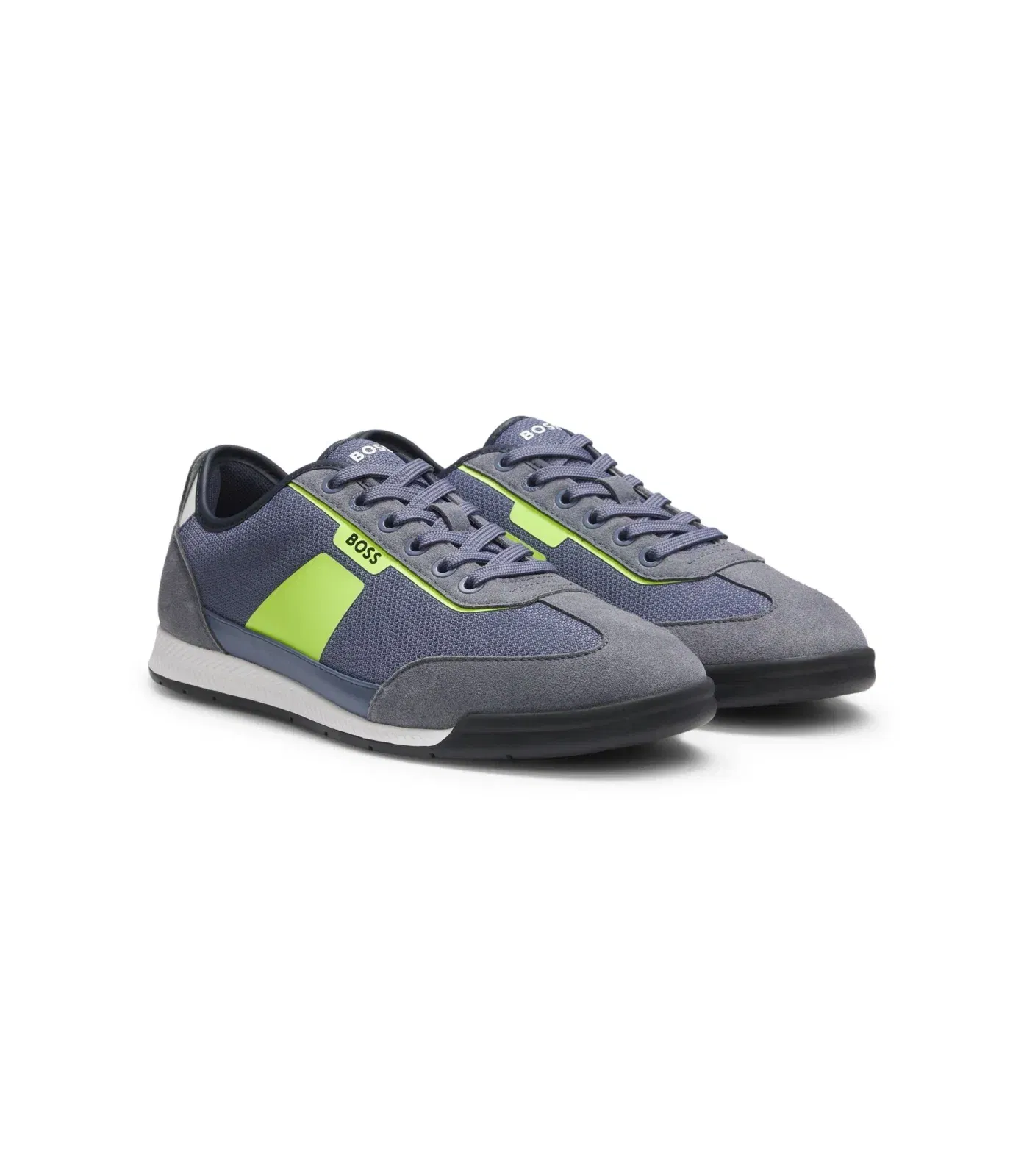 Boss Trainers With Mesh Detailing Dark Blue Dark Blue