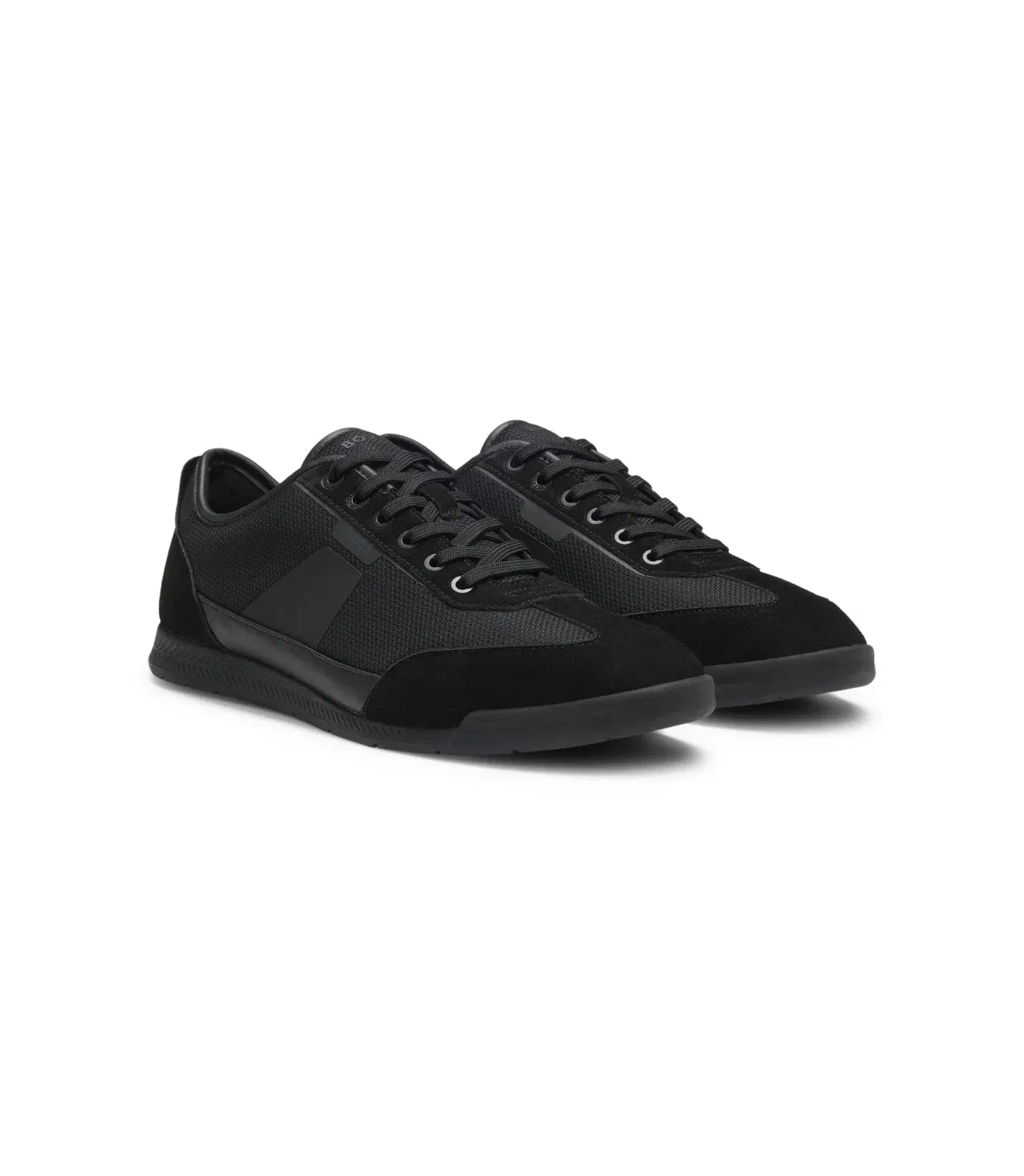 Boss Trainers With Mesh Detailing Black Black