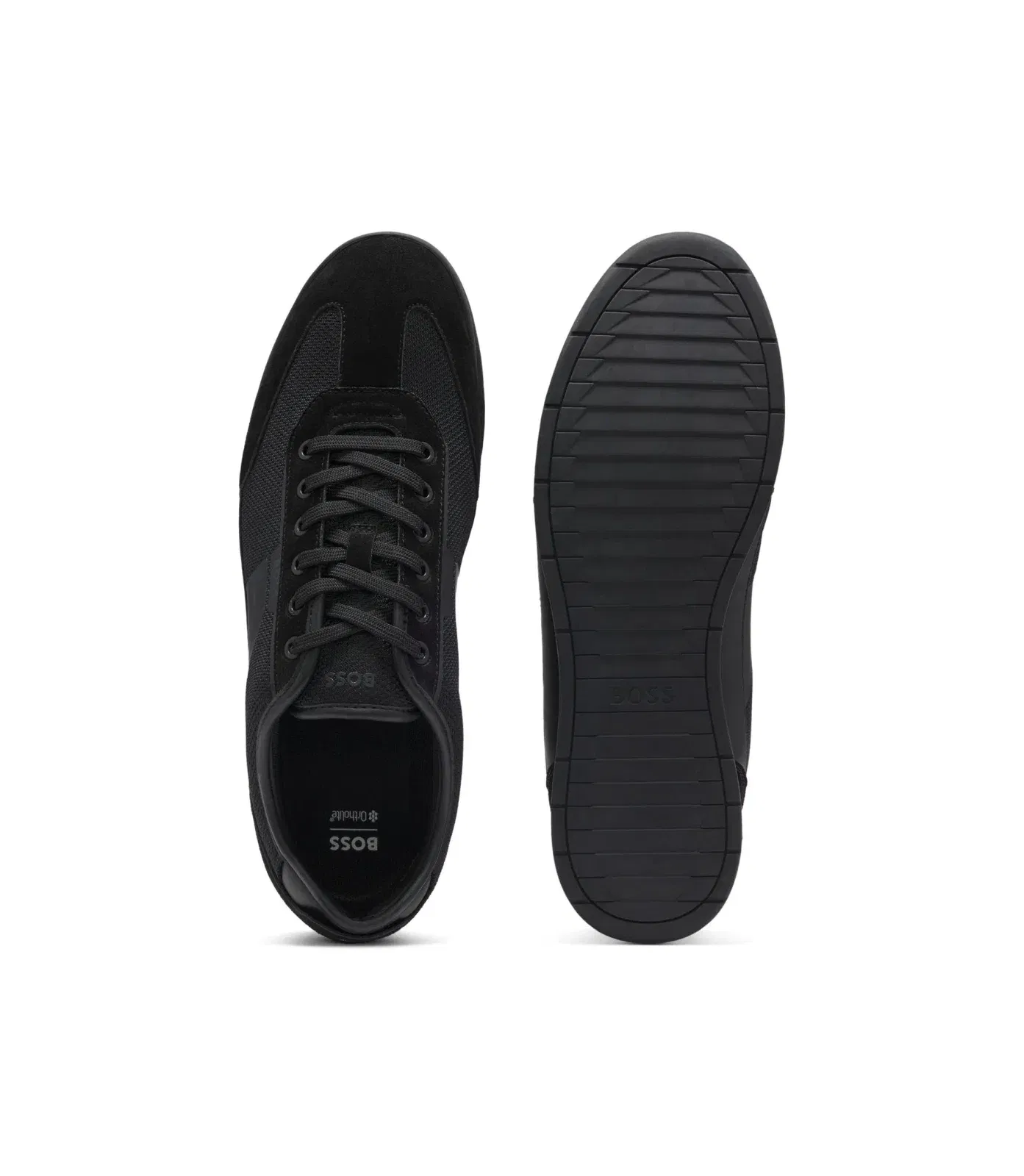 Boss Trainers With Mesh Detailing Black Black