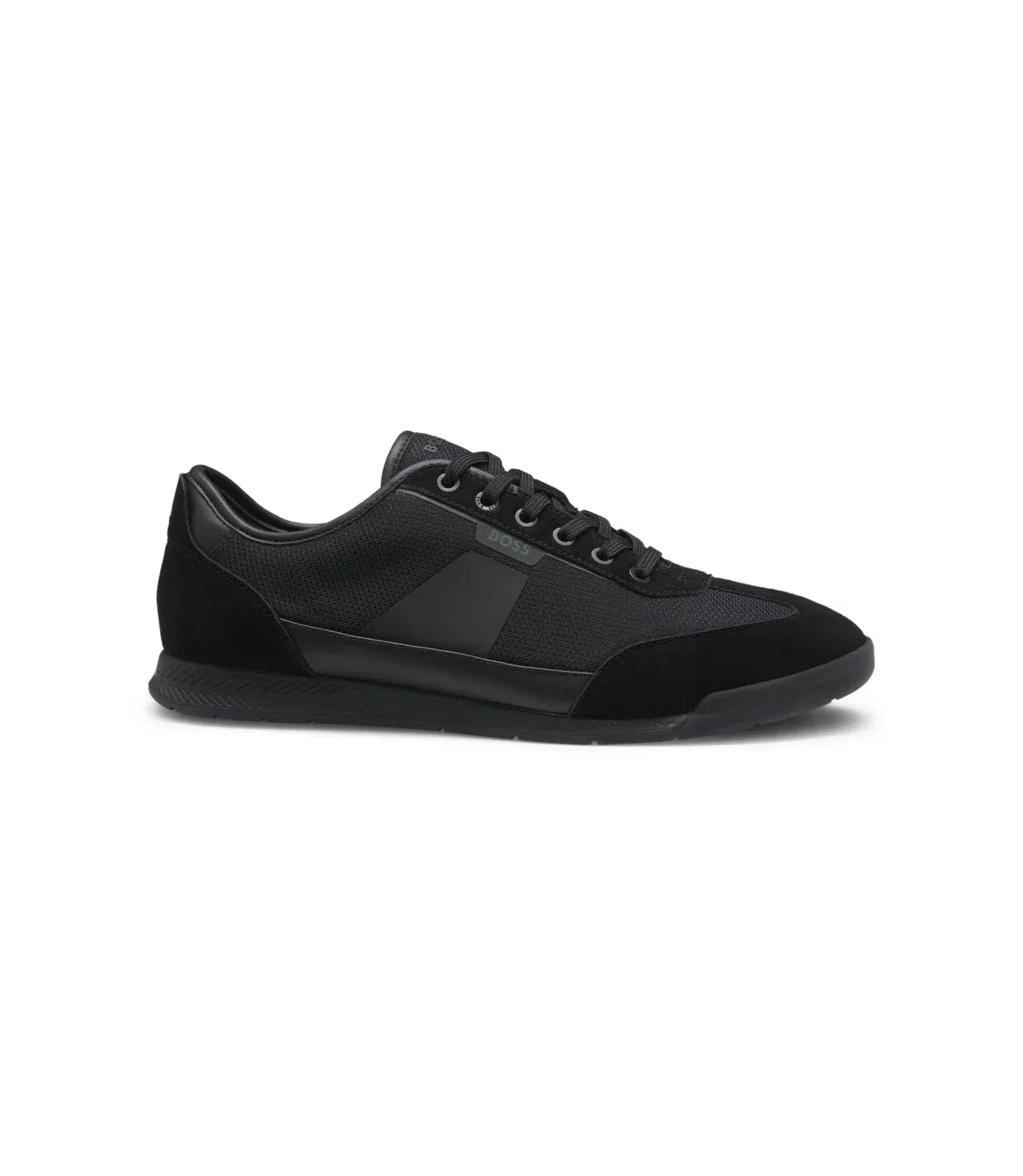 Boss Trainers With Mesh Detailing Black Black