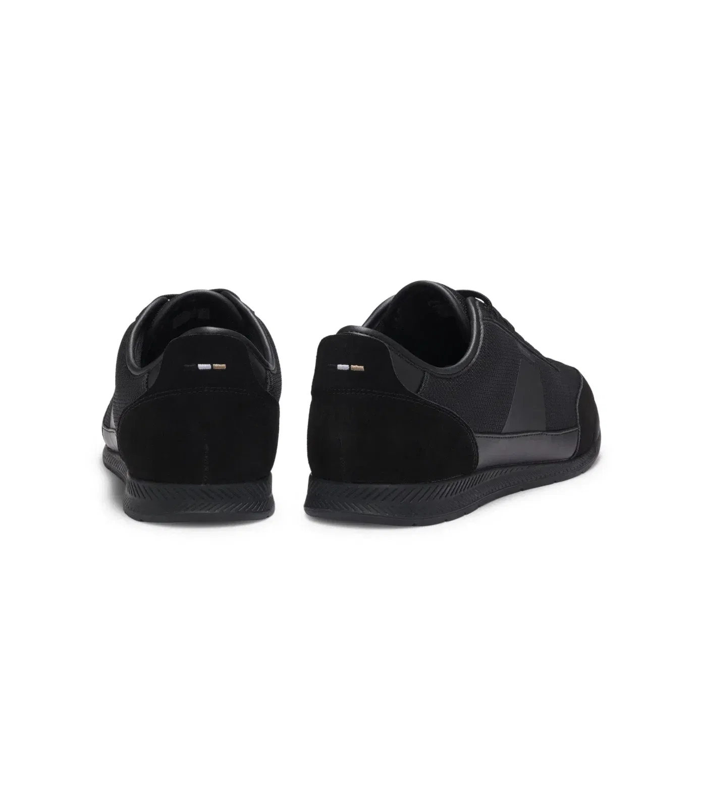 Boss Trainers With Mesh Detailing Black Black