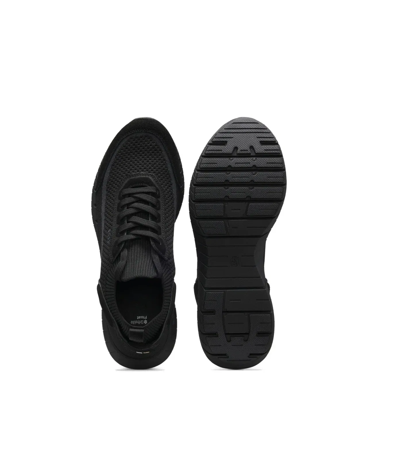 Boss Sock Sneakers With Suede Trims Black Black