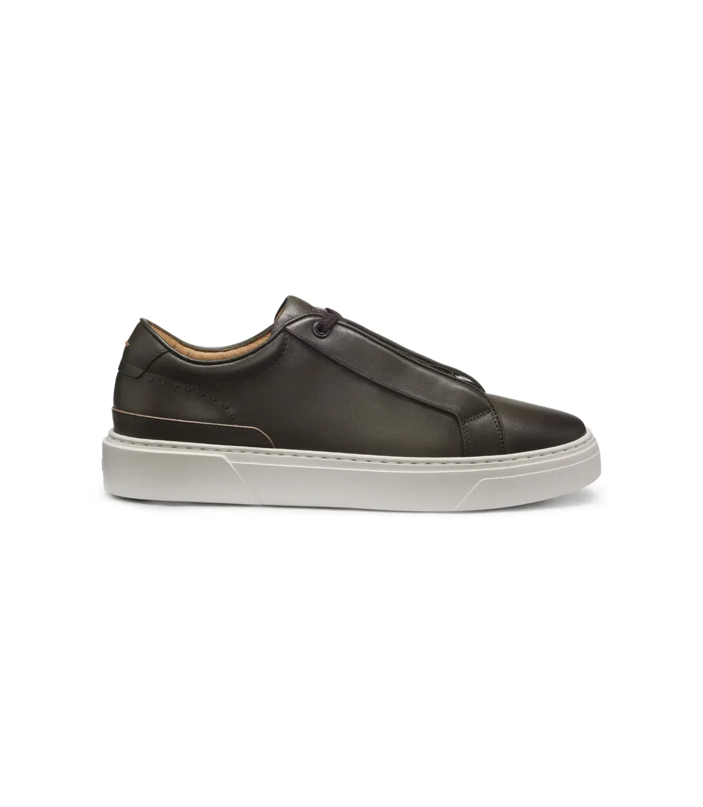 Boss Gary Trainers With Hidden Laces Dark Green Dark Green