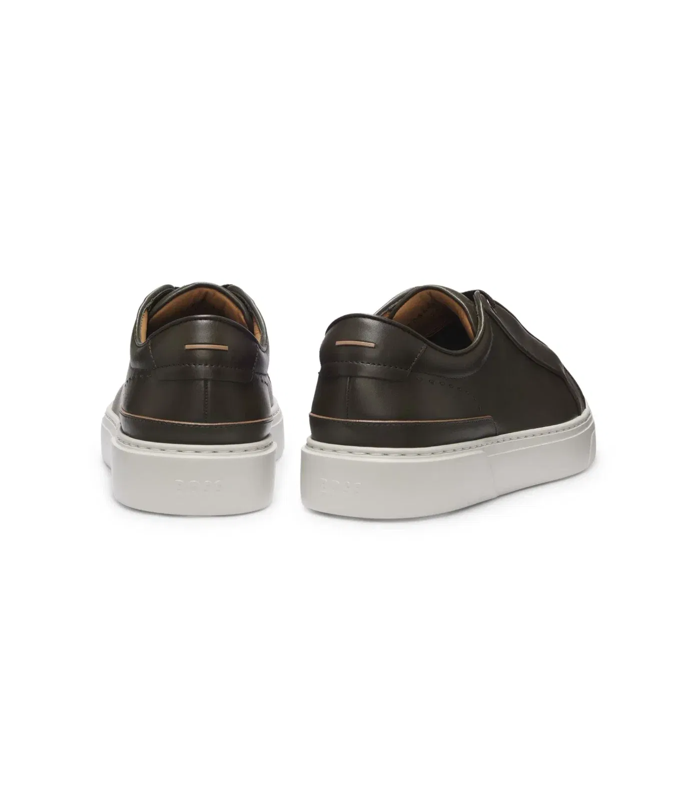 Boss Gary Trainers With Hidden Laces Dark Green Dark Green