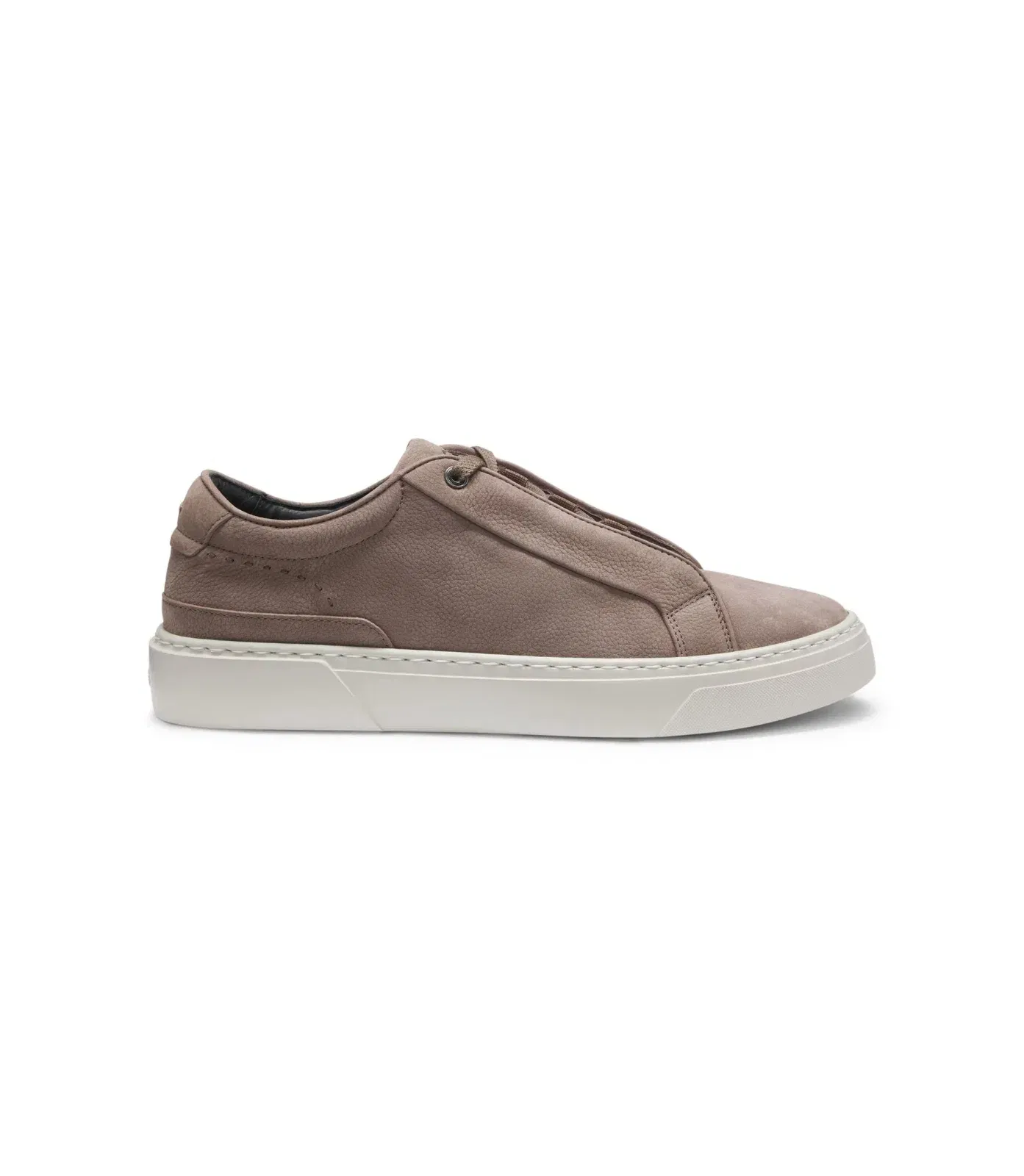 Boss Gary Trainers In Nubuck Khaki Khaki