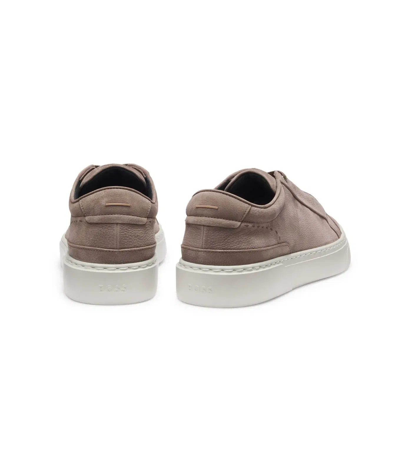 Boss Gary Trainers In Nubuck Khaki Khaki