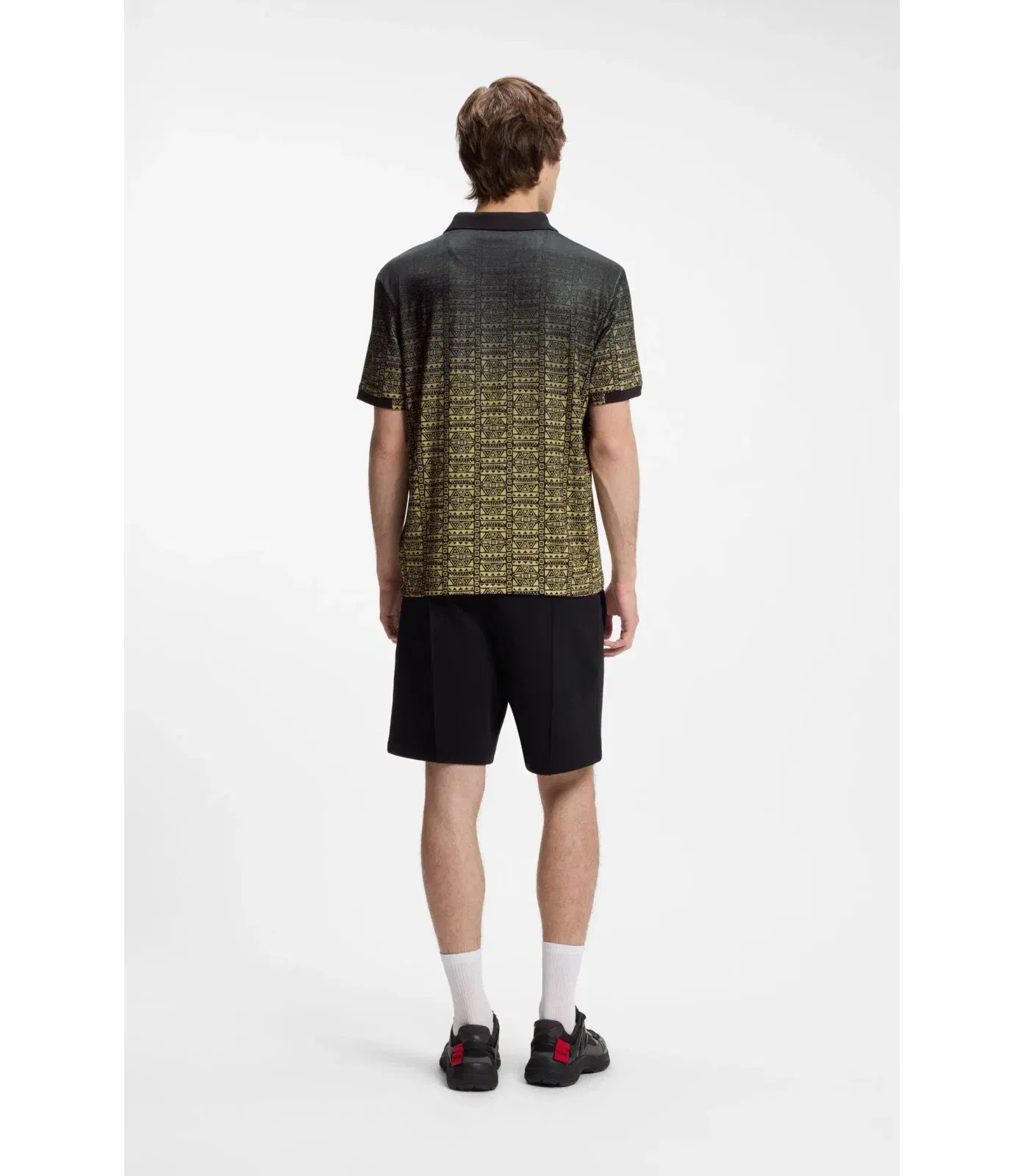 Hugo Relaxed Fit Soccer T-Shirt With Nation Detailing Mexico Grey