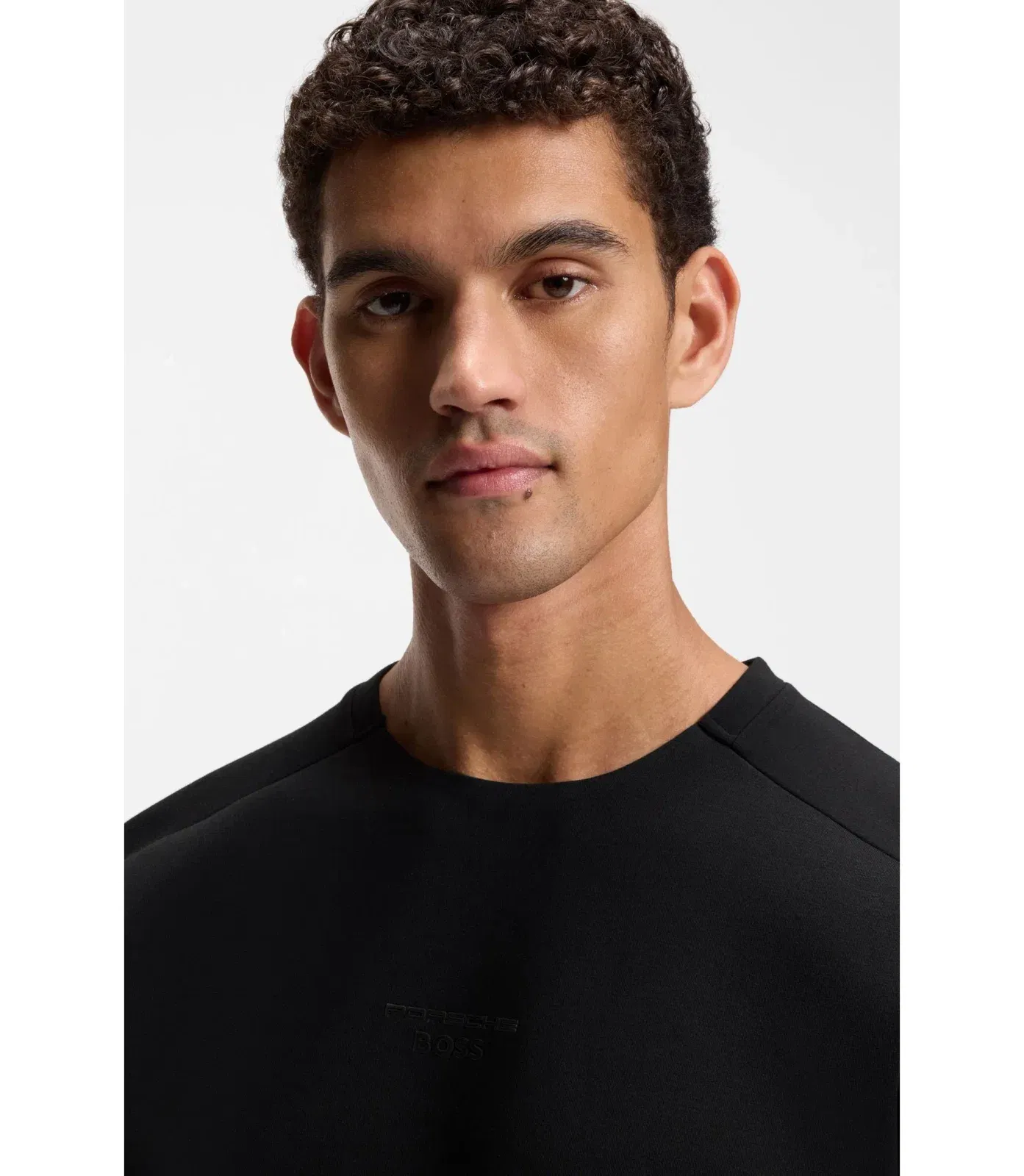 Boss Porsche X Boss Sweatshirt With Reflective Logo Black