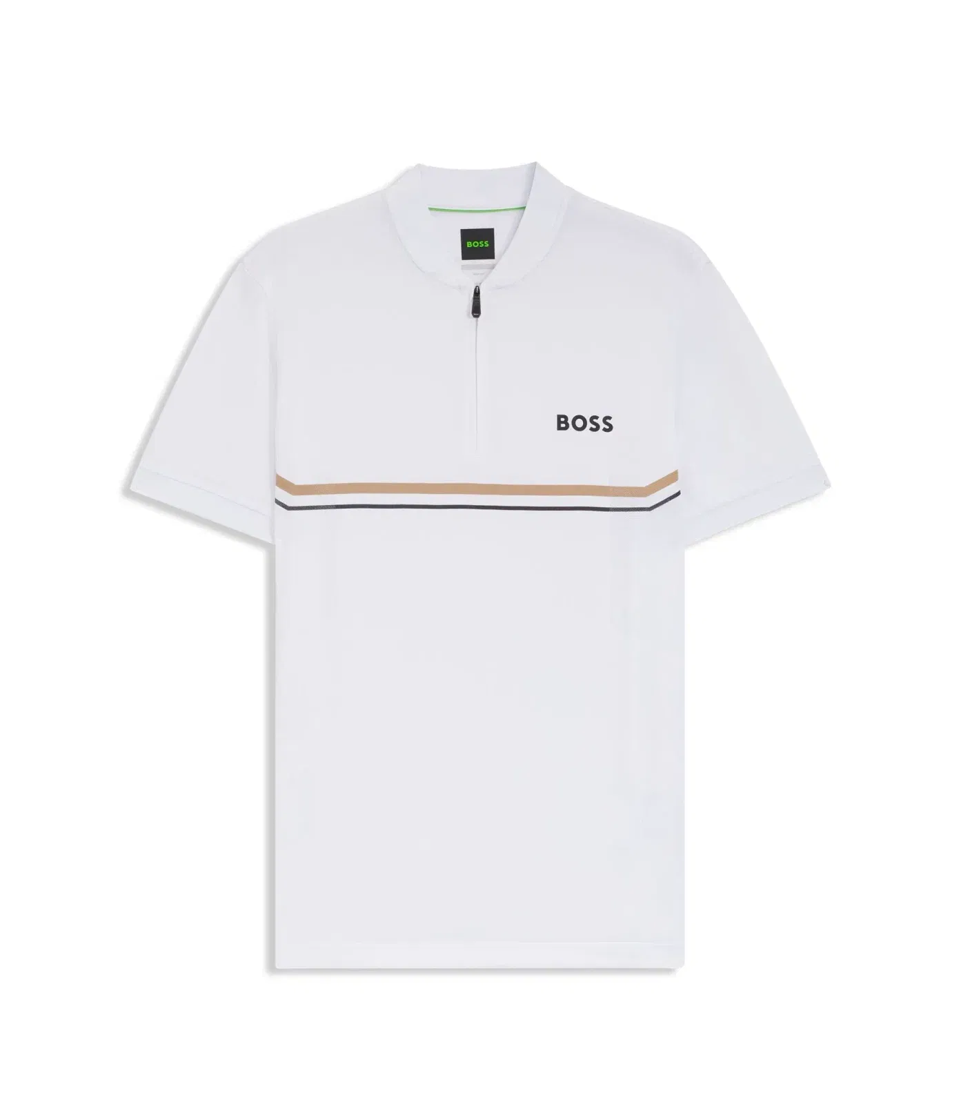 Boss Polo Shirt With Seamless Bodymapping White