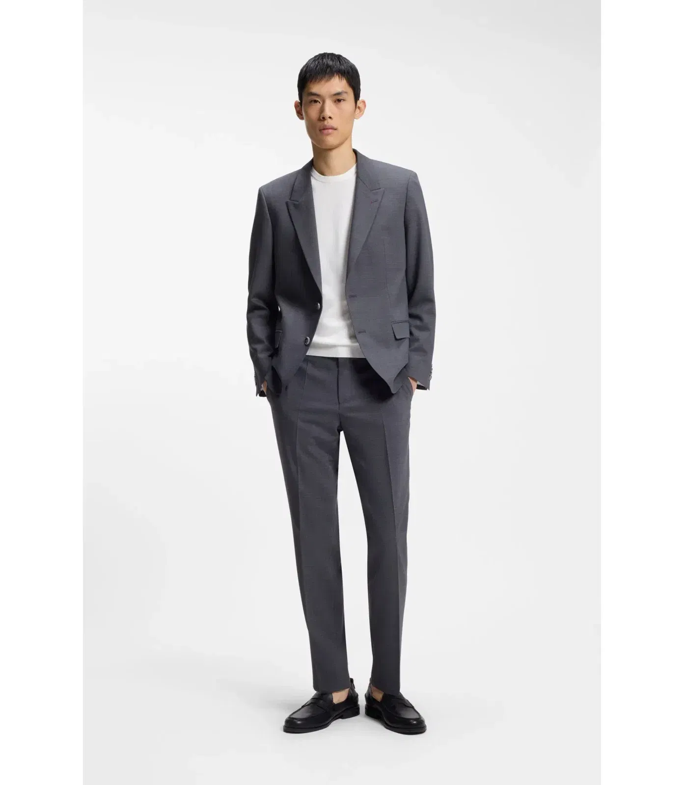 Hugo Knit Sweater In A Regular Fit White