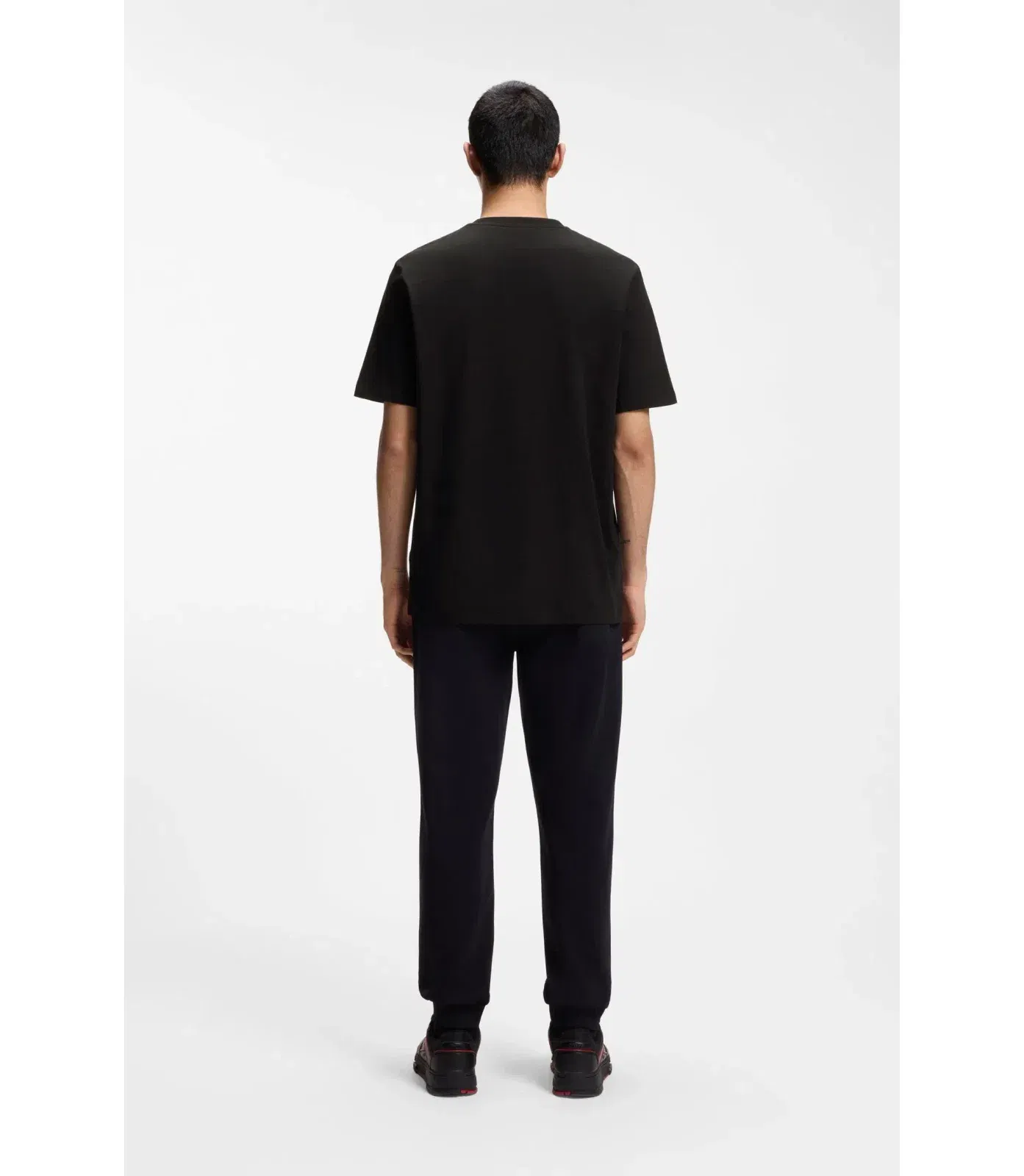 Hugo X Rb Cotton T Shirt With Bull Motif Black