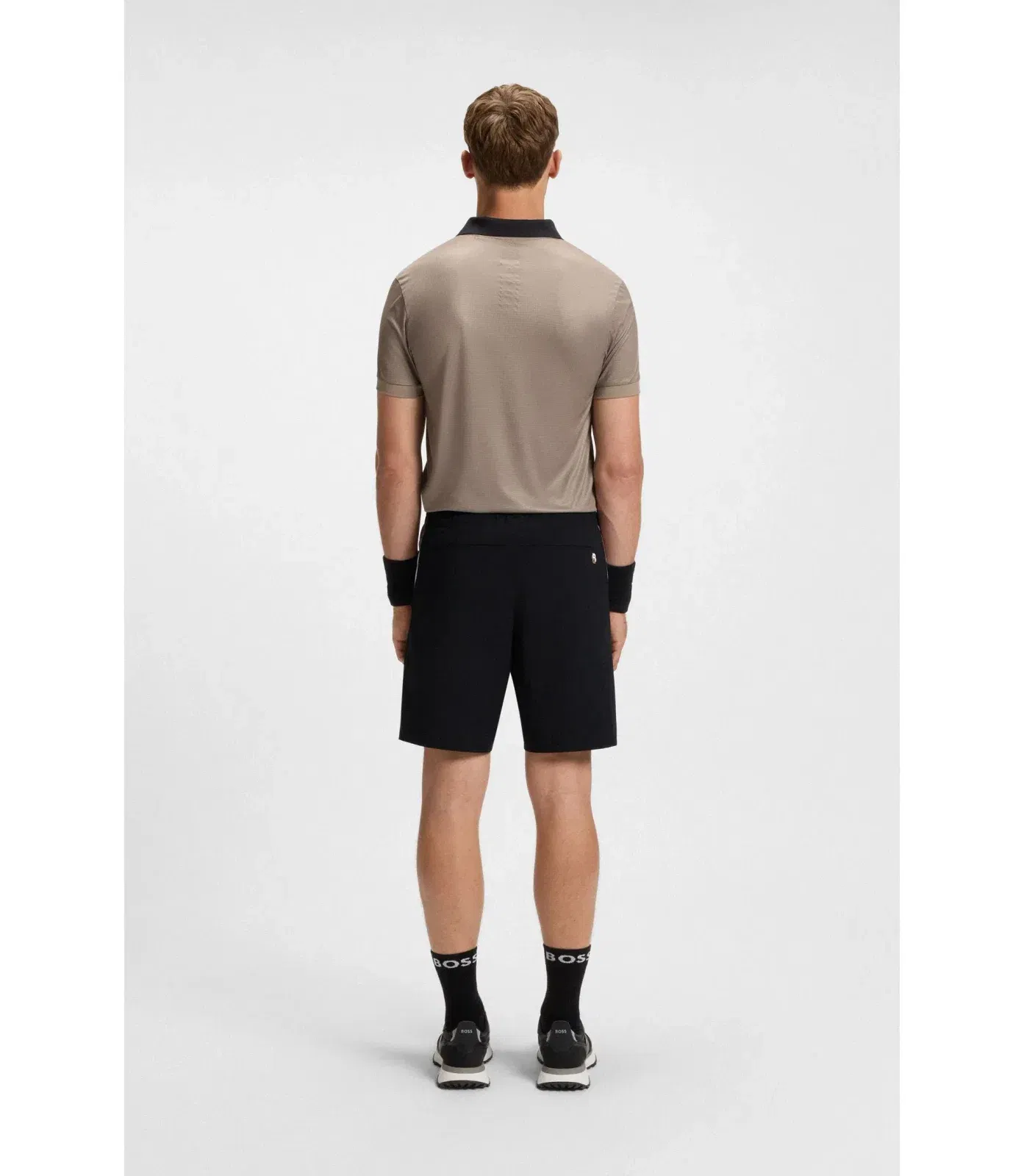 Boss Active Tennis Shorts With Moisture Management Black