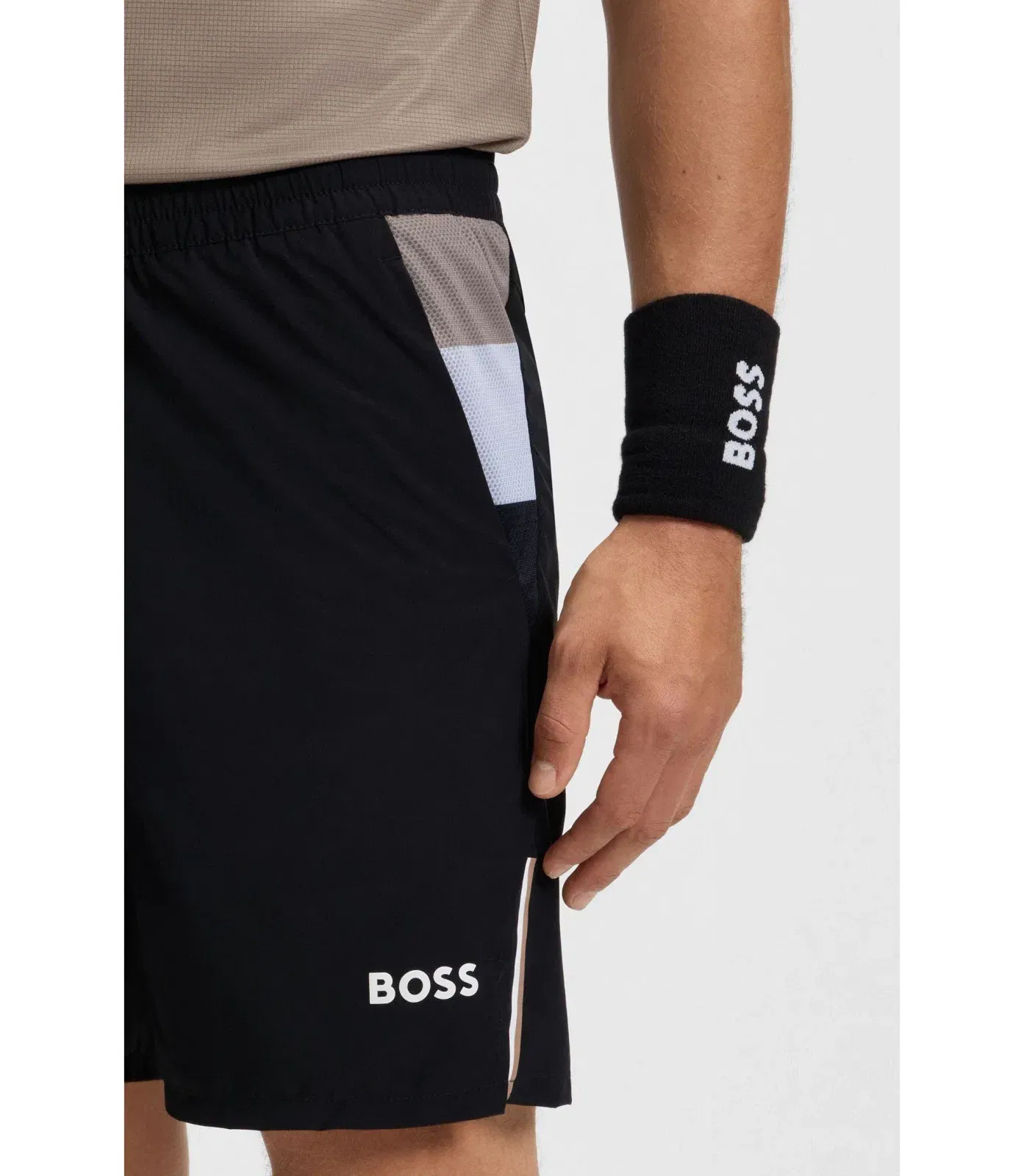 Boss Active Tennis Shorts With Moisture Management Black
