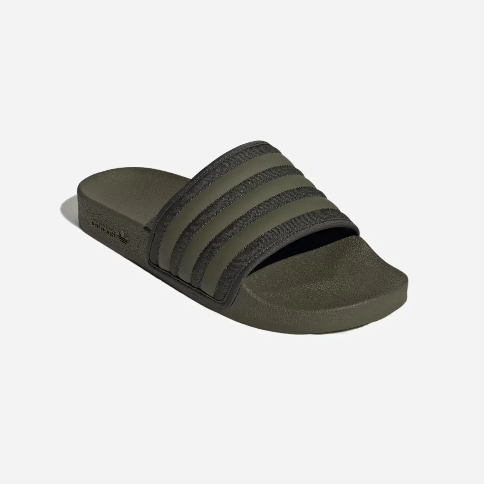 Adidas Adilette Slides Medium Dark Khaki / Legend Earth / Medium Dark Khaki