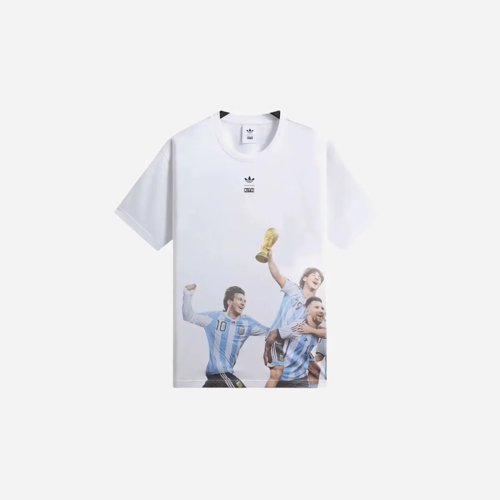 Kith x Adidas Messi Football World Cup Graphic T-Shirt White 2026