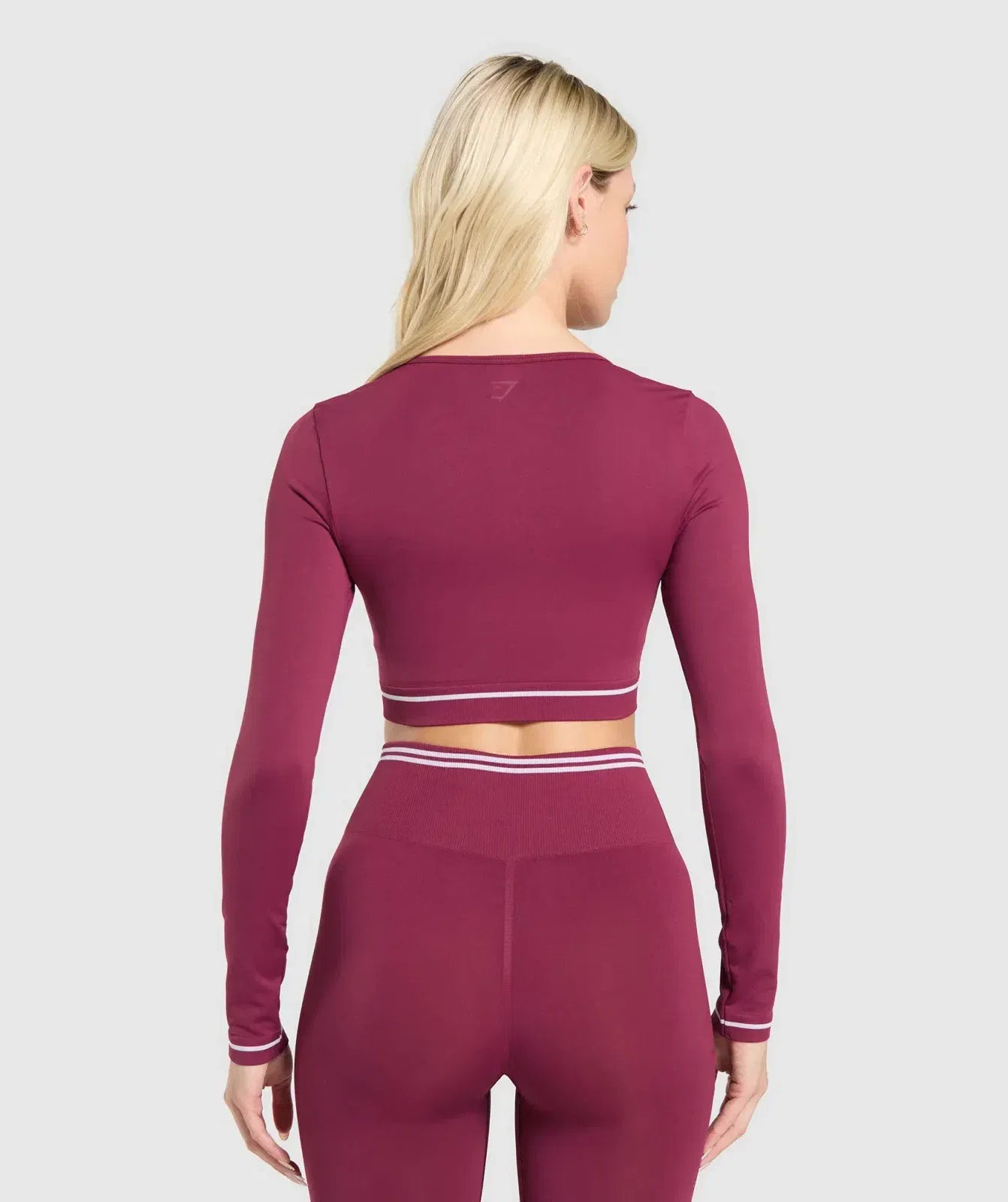 Women's Gymshark Contrast Seamless Crop Top Strong Pink