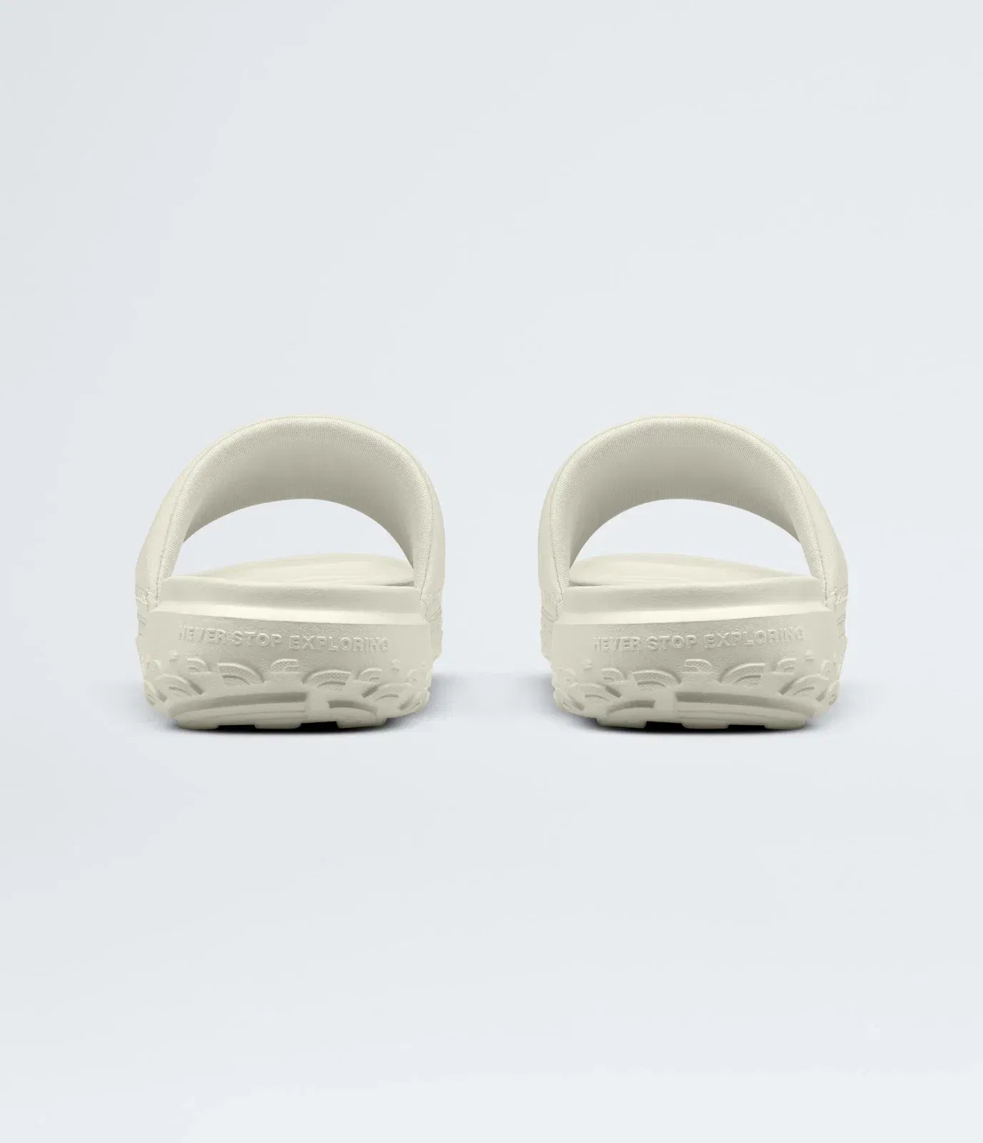 The North Face Womens Never Stop Cush Slides White Dune White Dune