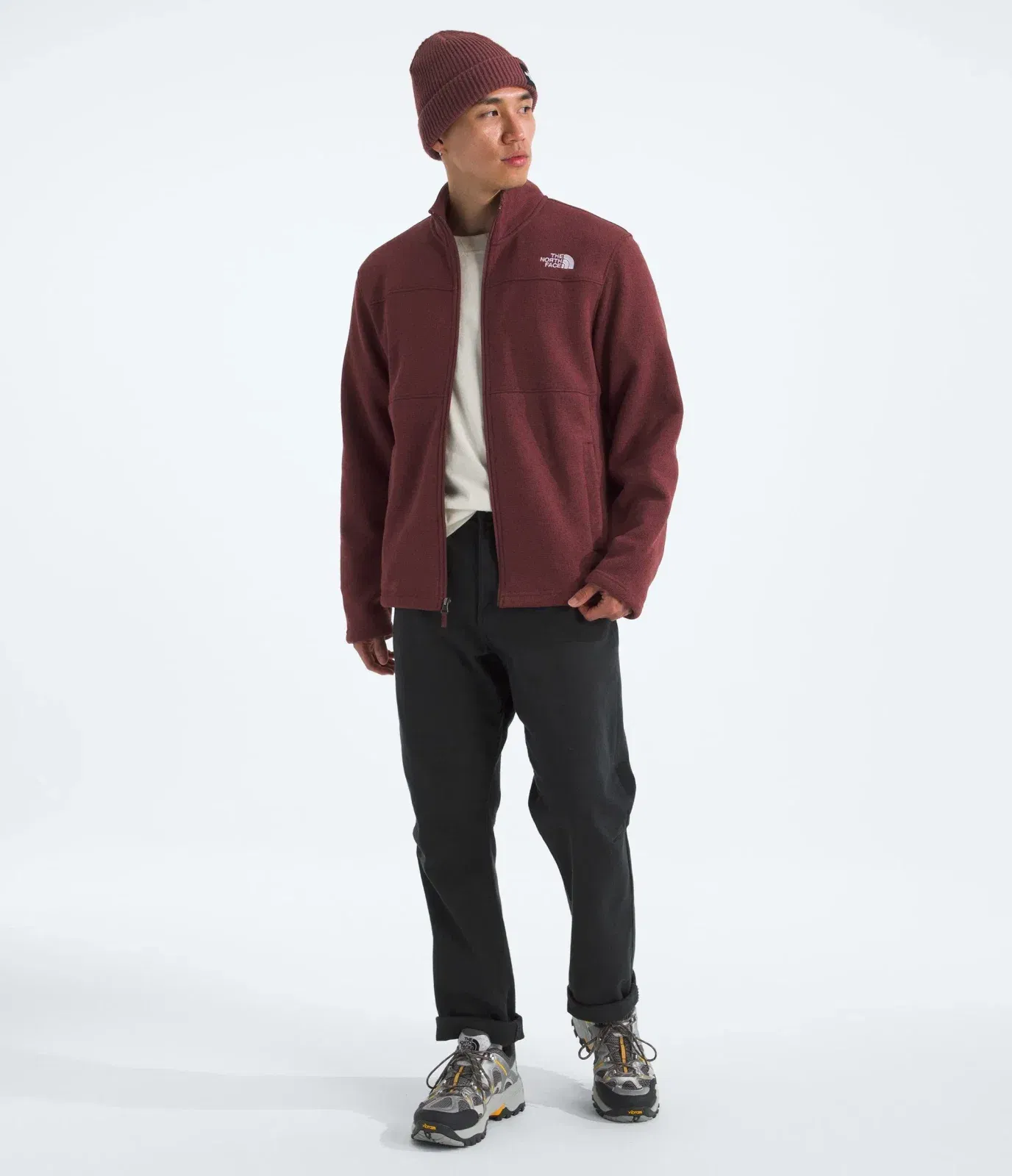 The North Face Men’s Gordon Lyons Full-Zip Jacket Sumac Heather