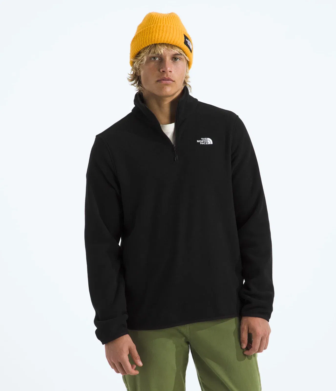 The North Face Men’s Glacier Fleece ¼-Zip Jacket TNF Black