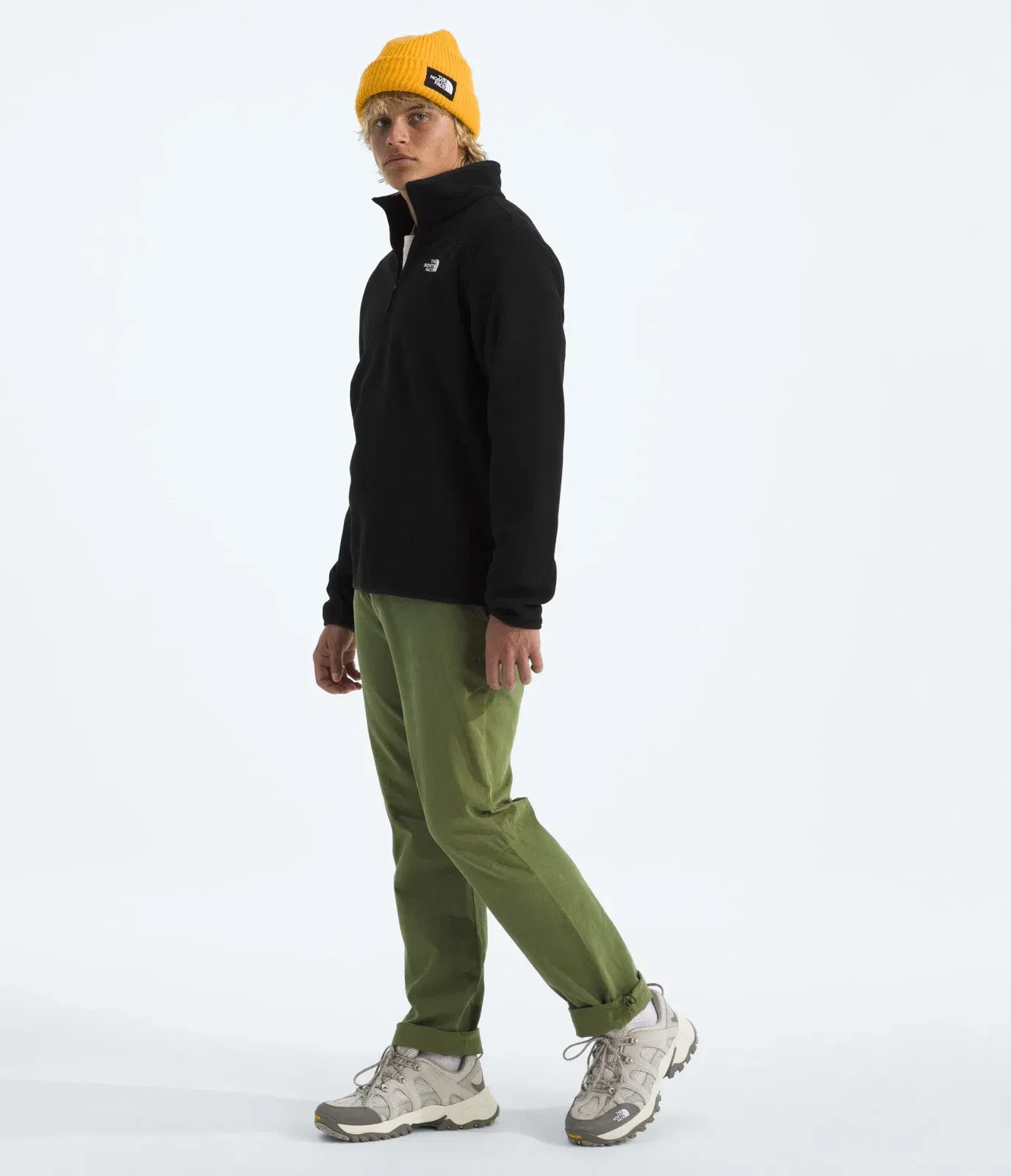 The North Face Men’s Glacier Fleece ¼-Zip Jacket TNF Black