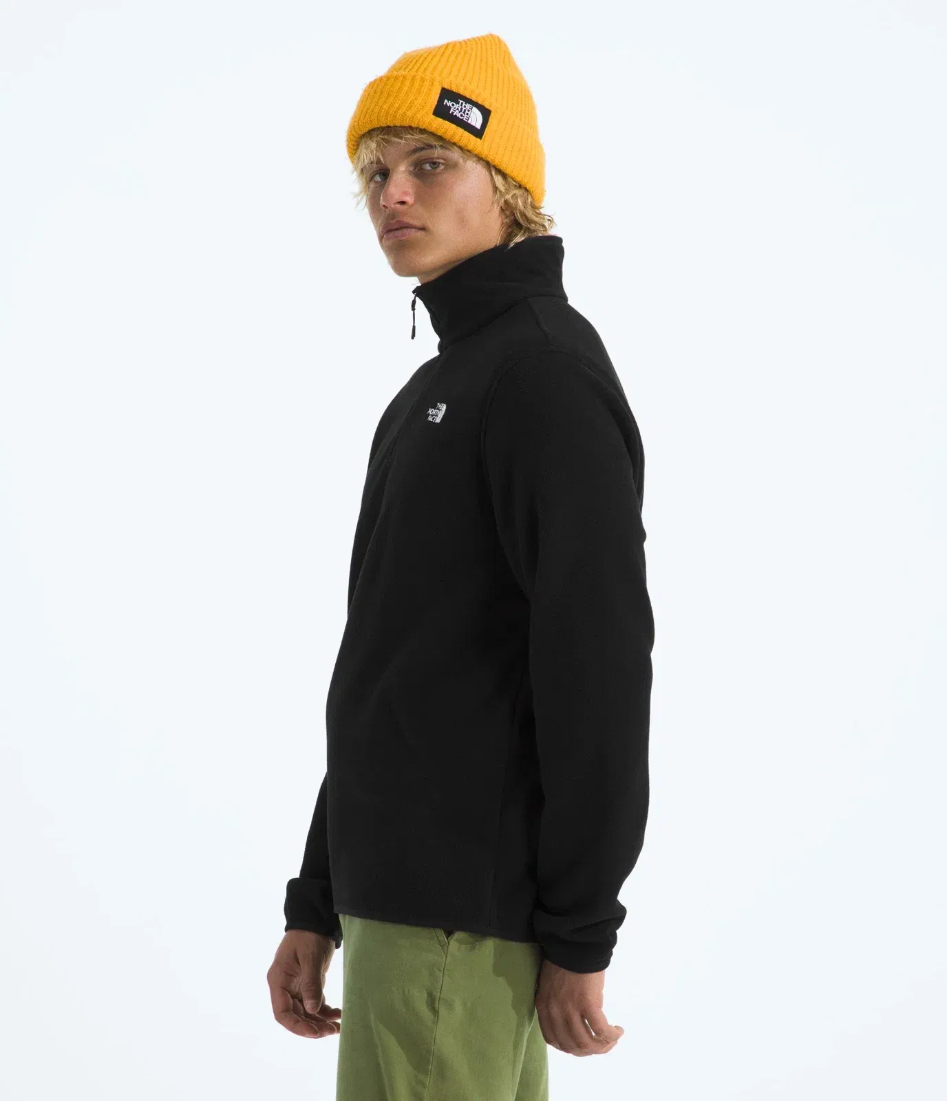 The North Face Men’s Glacier Fleece ¼-Zip Jacket TNF Black