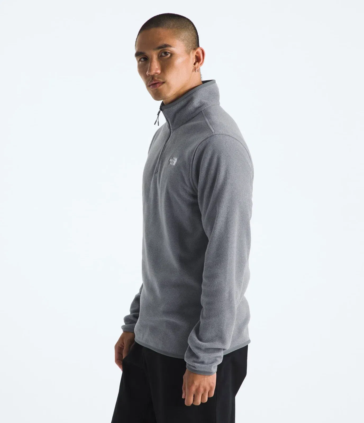 The North Face Men’s Glacier Fleece ¼-Zip Jacket TNF Mid Grey Heather