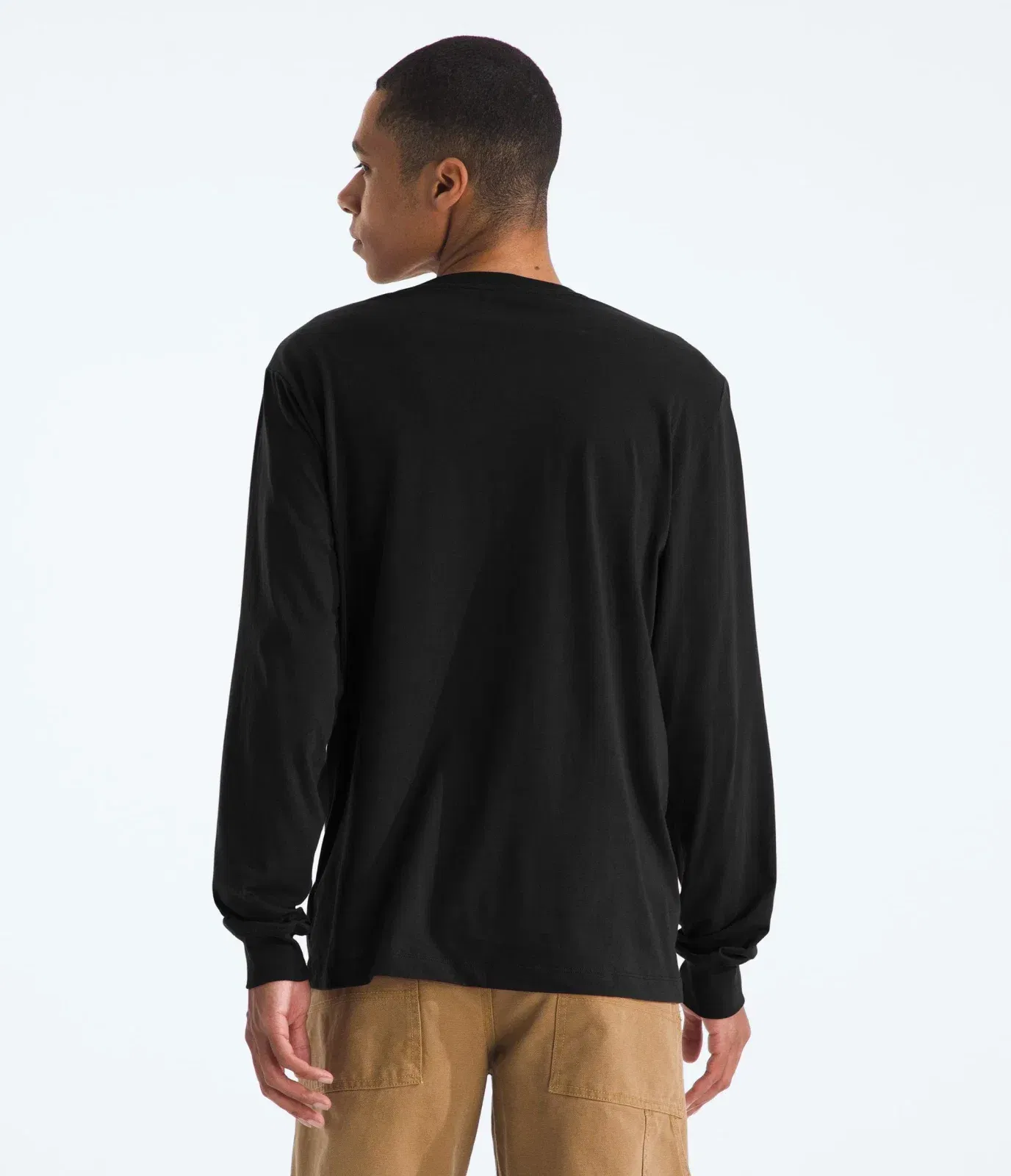 The North Face Men’s Evolution Simple Dome Regular Long-Sleeve Tee TNF Black
