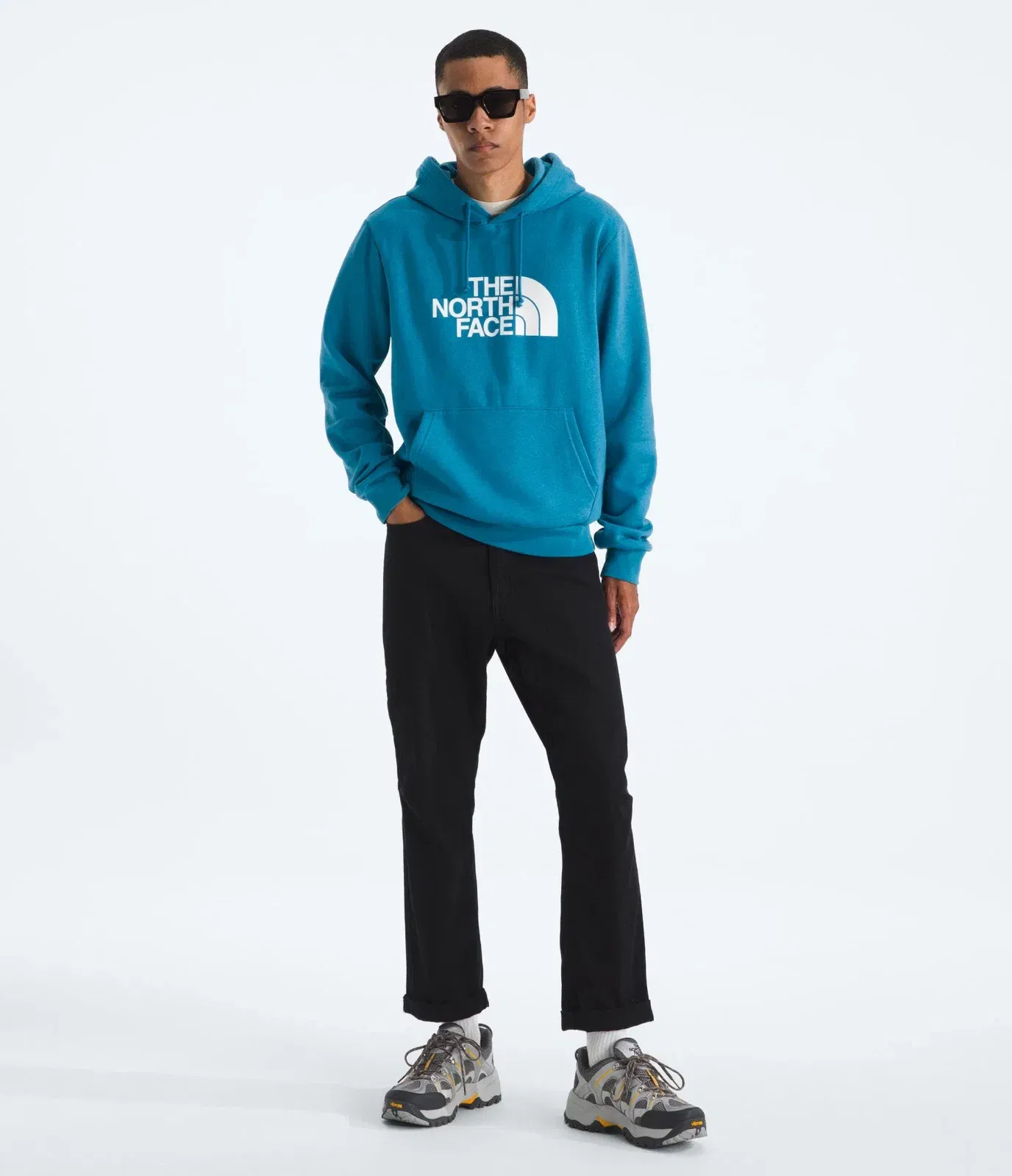 The North Face Men’s Evolution Half Dome Regular Hoodie Dusk Blue