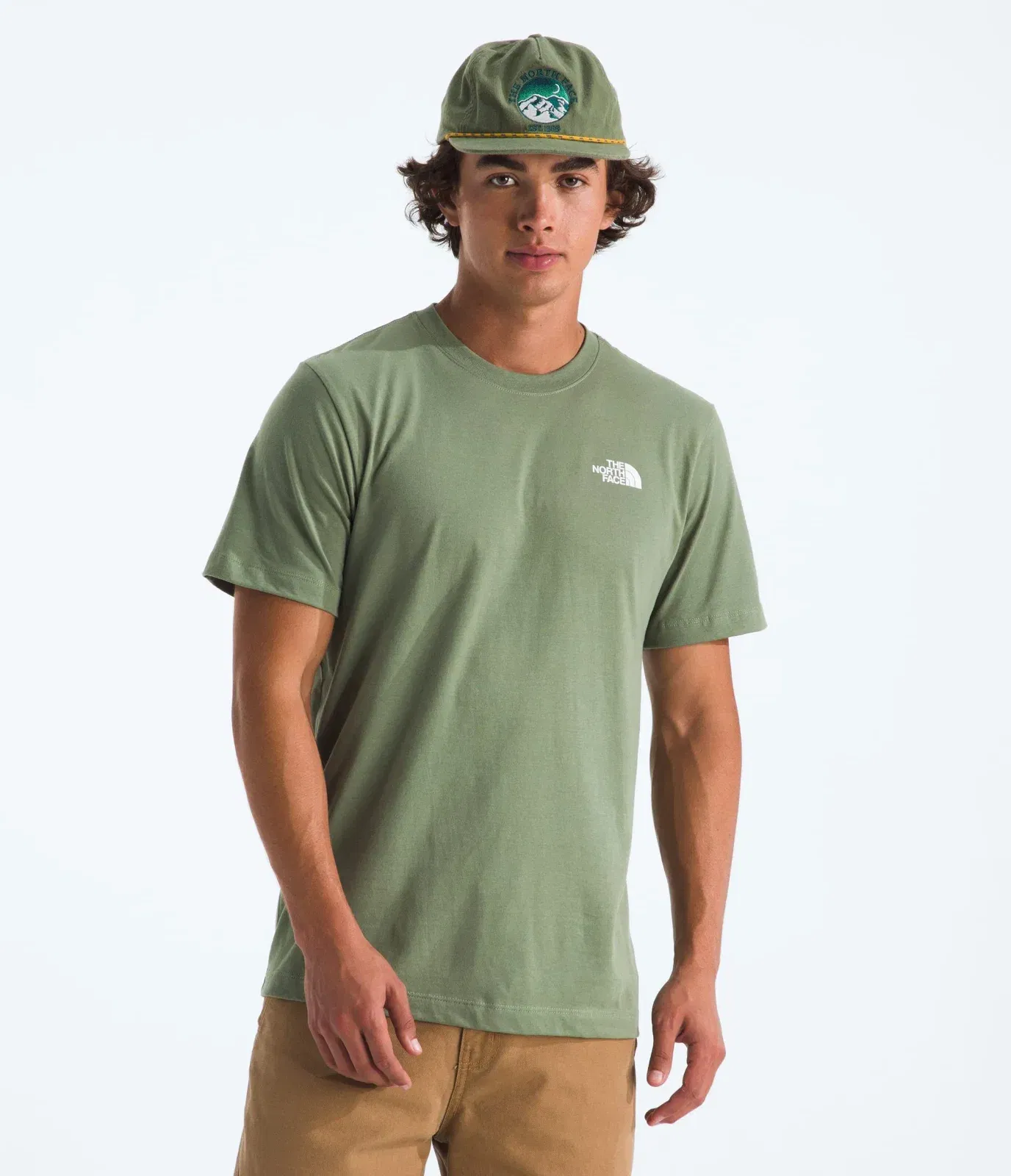 The North Face Men’s Evolution Box Toss Fill Short-Sleeve Tee—Graphic Bark Mist