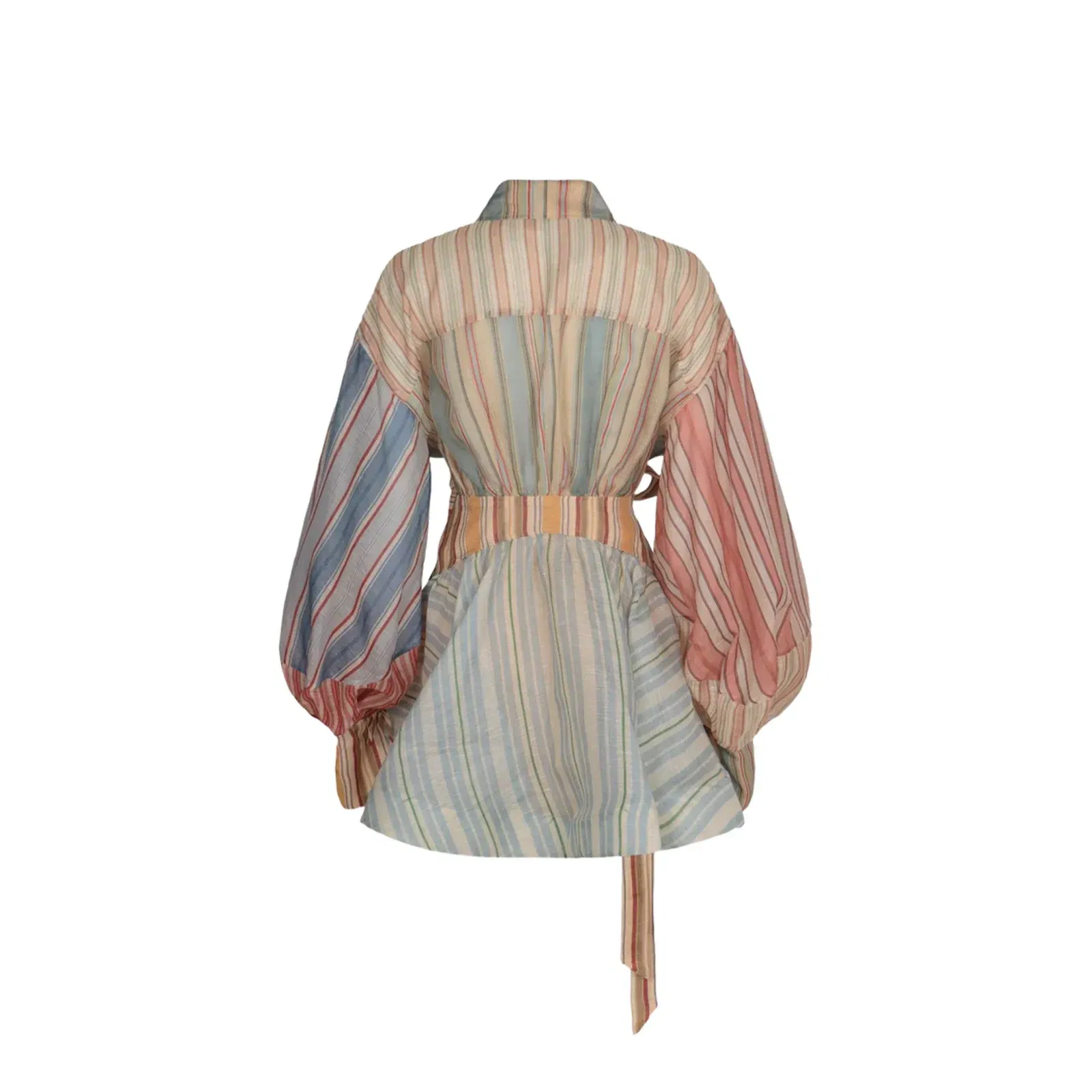 Rebellion Striped Mini Dress Spliced Stripes