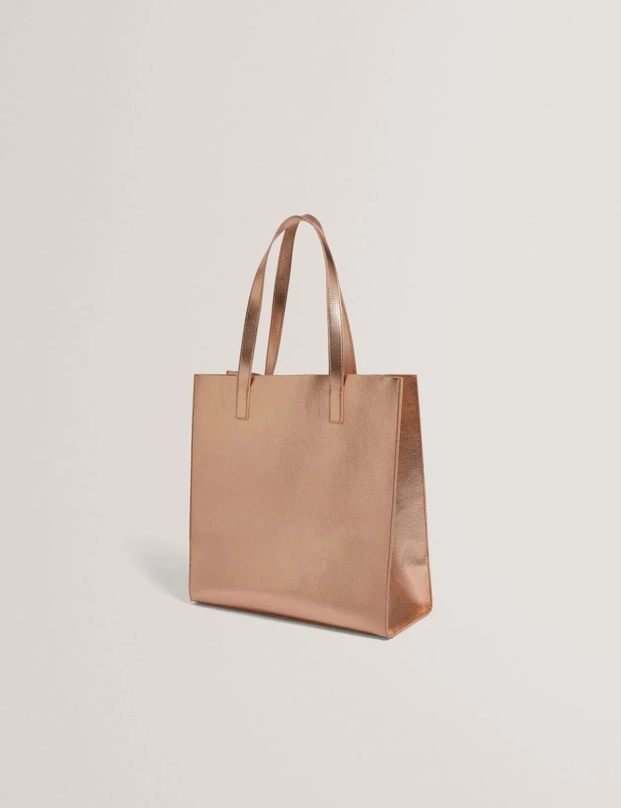 Ted Baker Rosmah Rose Detail Metallic Large Icon Tote Bag Women's