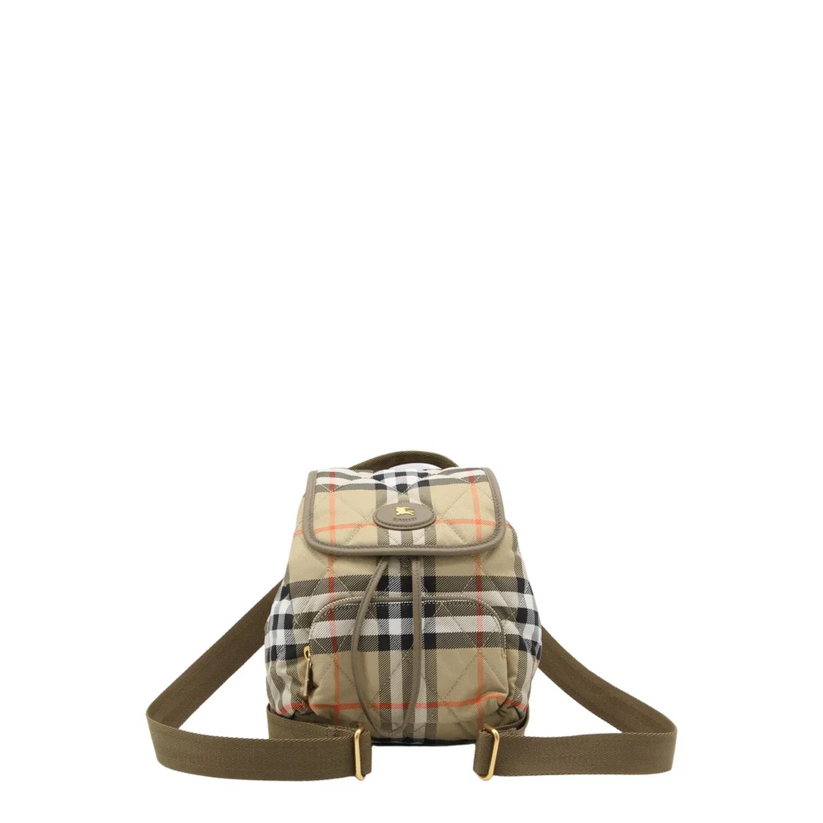 Horseshoe Mini Quilted Polyamide Backpack - Sand Beige