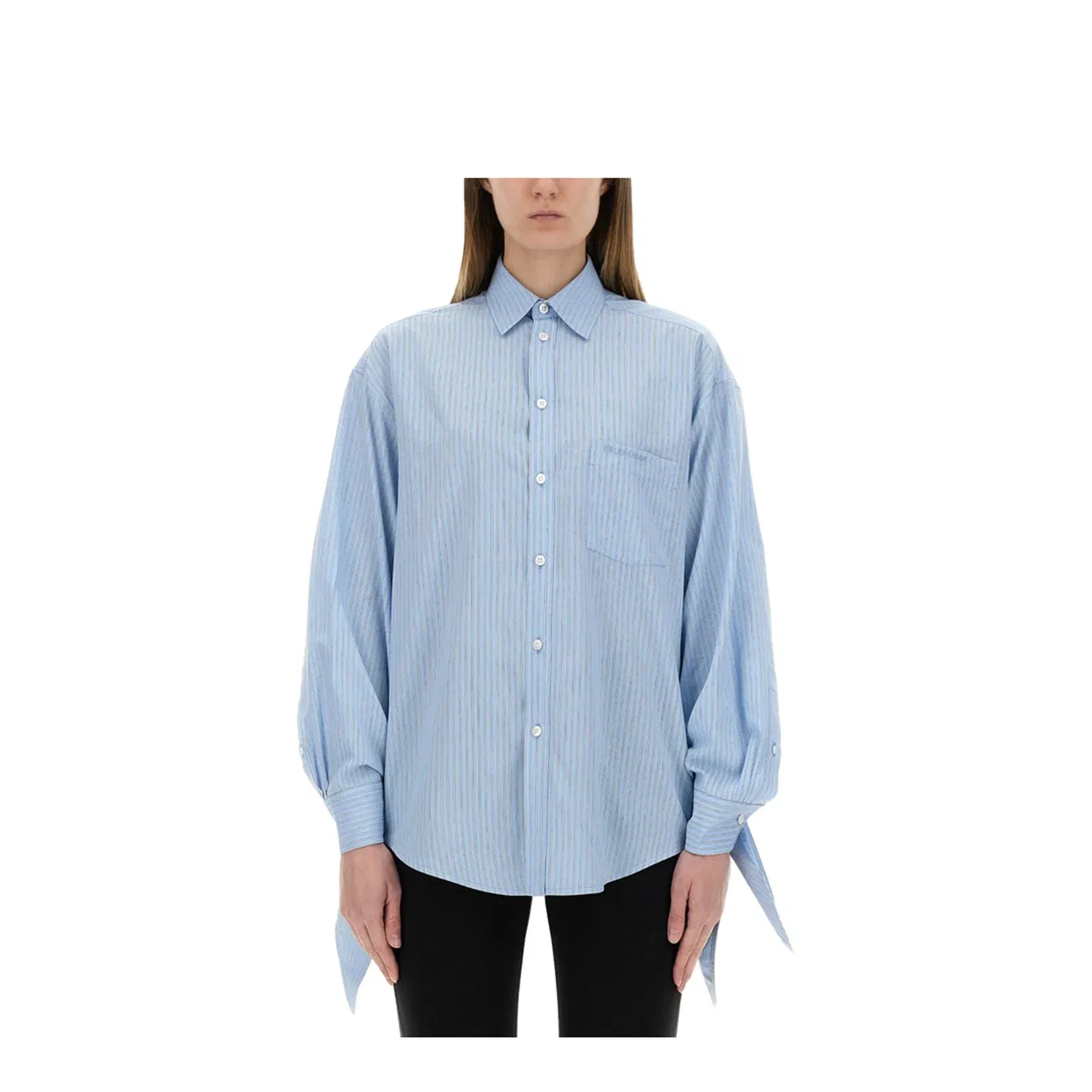 Knotted Cuff Blouse
